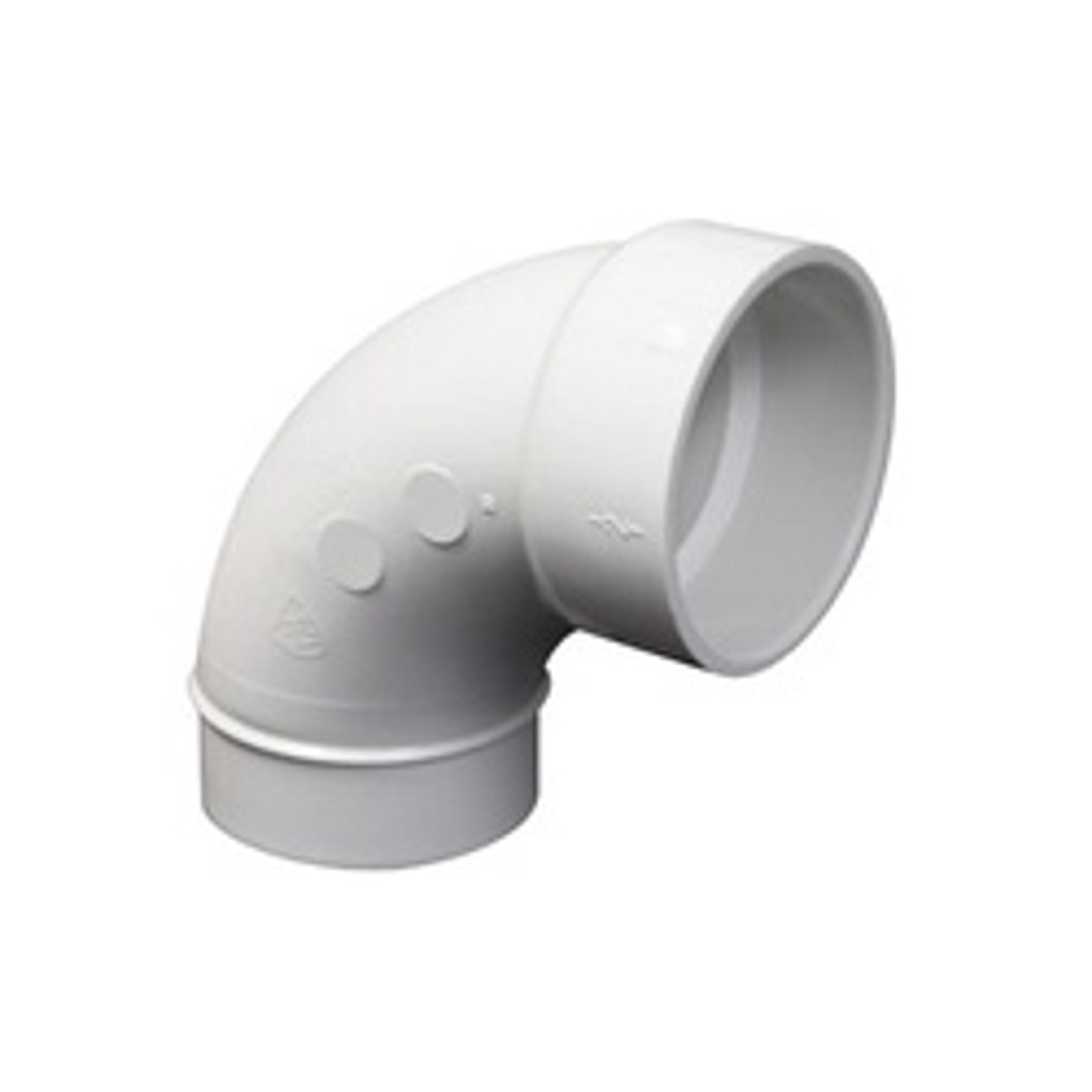 IPEX 192452L Pipe Elbow, 2 in, Spigot x Hub, 90 deg Angle, PVC, White, SCH 40 Schedule available at Hep Sales & North Main Lumber image number 1