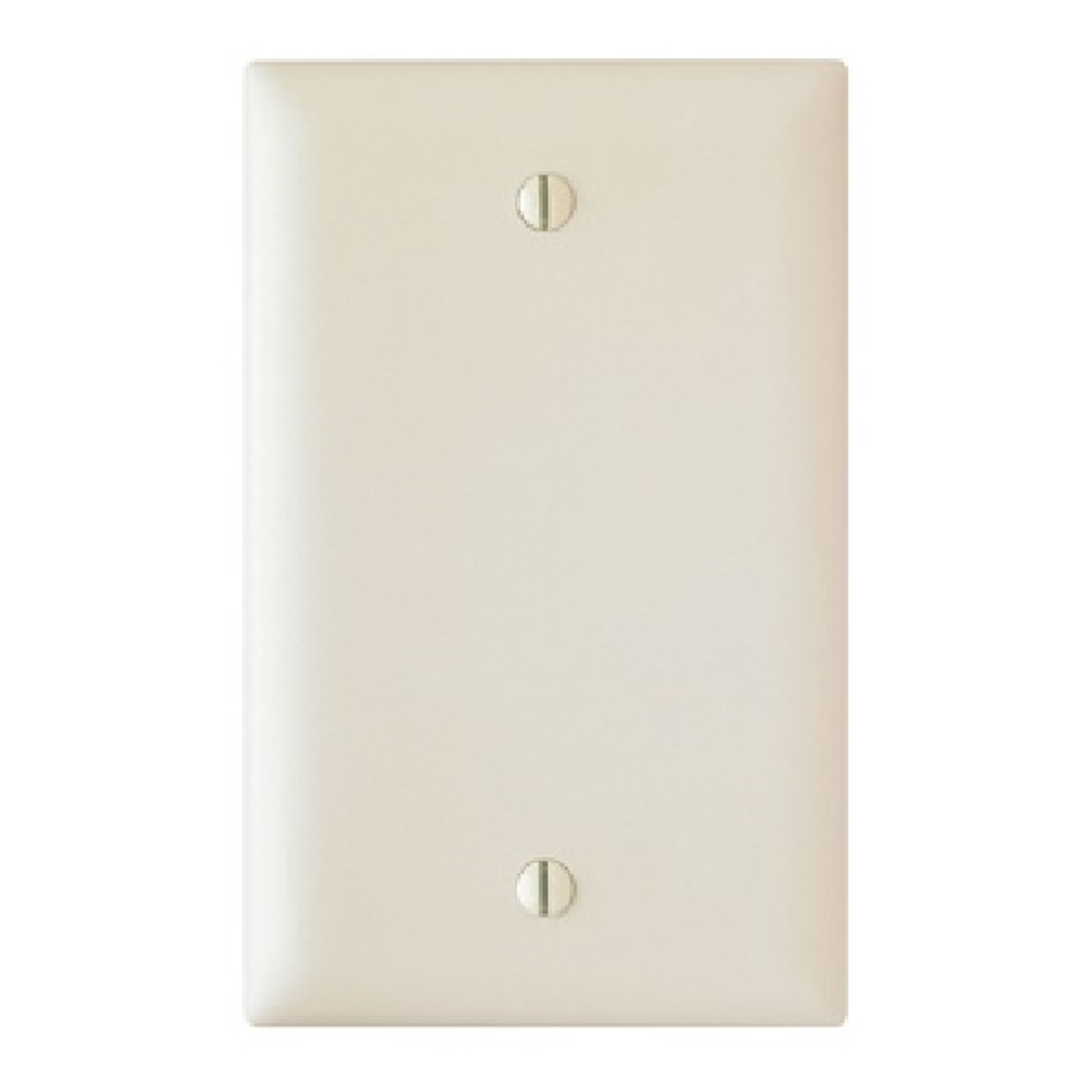 Pass & Seymour TradeMaster TP TP13-LA Blank Wallplate, 4.687 in L, 2.937 in W, 0.07 in Thick, 1 -Gang, Nylon