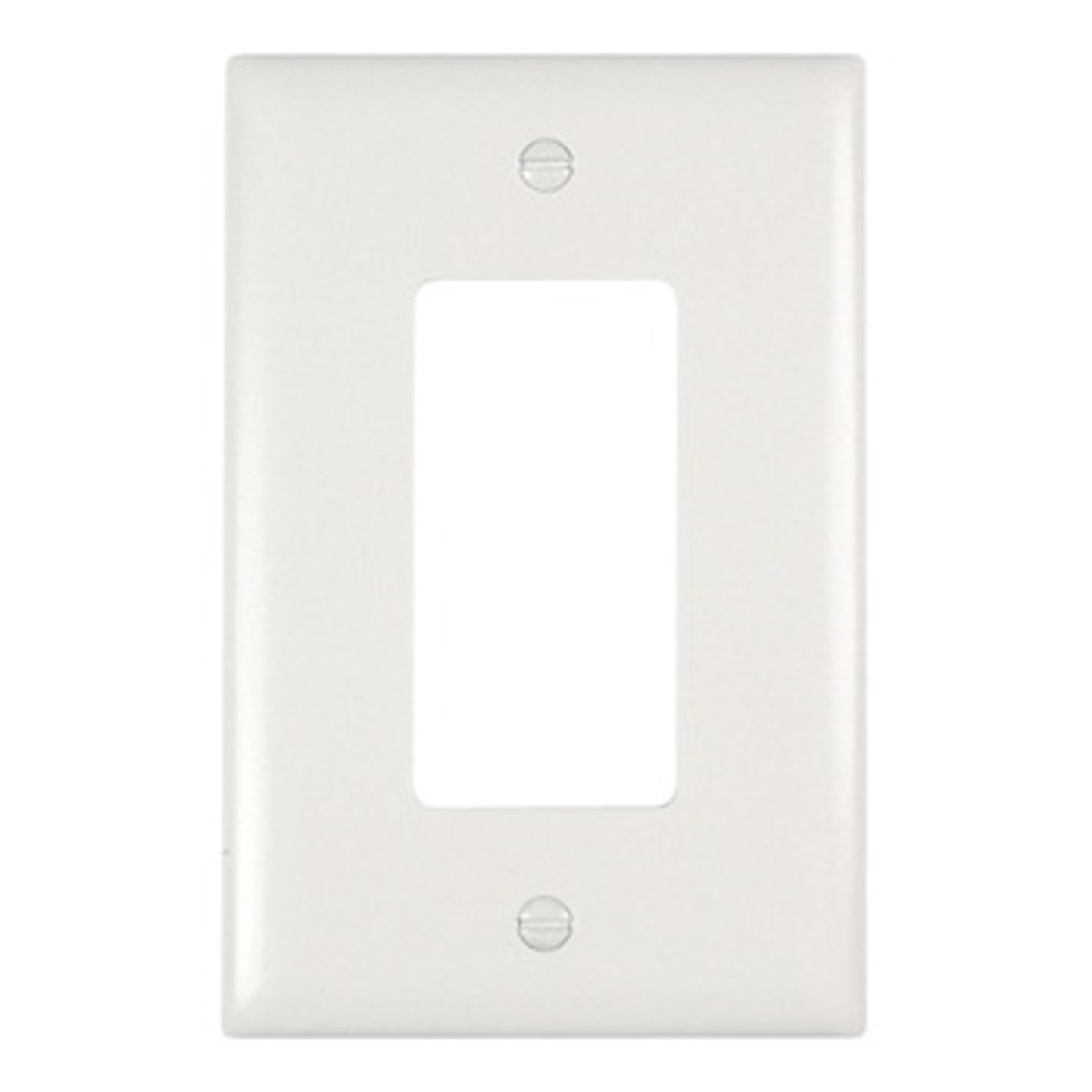 Pass & Seymour TradeMaster TPJ26W Wallplate, 5.06 in L, 3.31 in W, 1 -Gang, Nylon, White