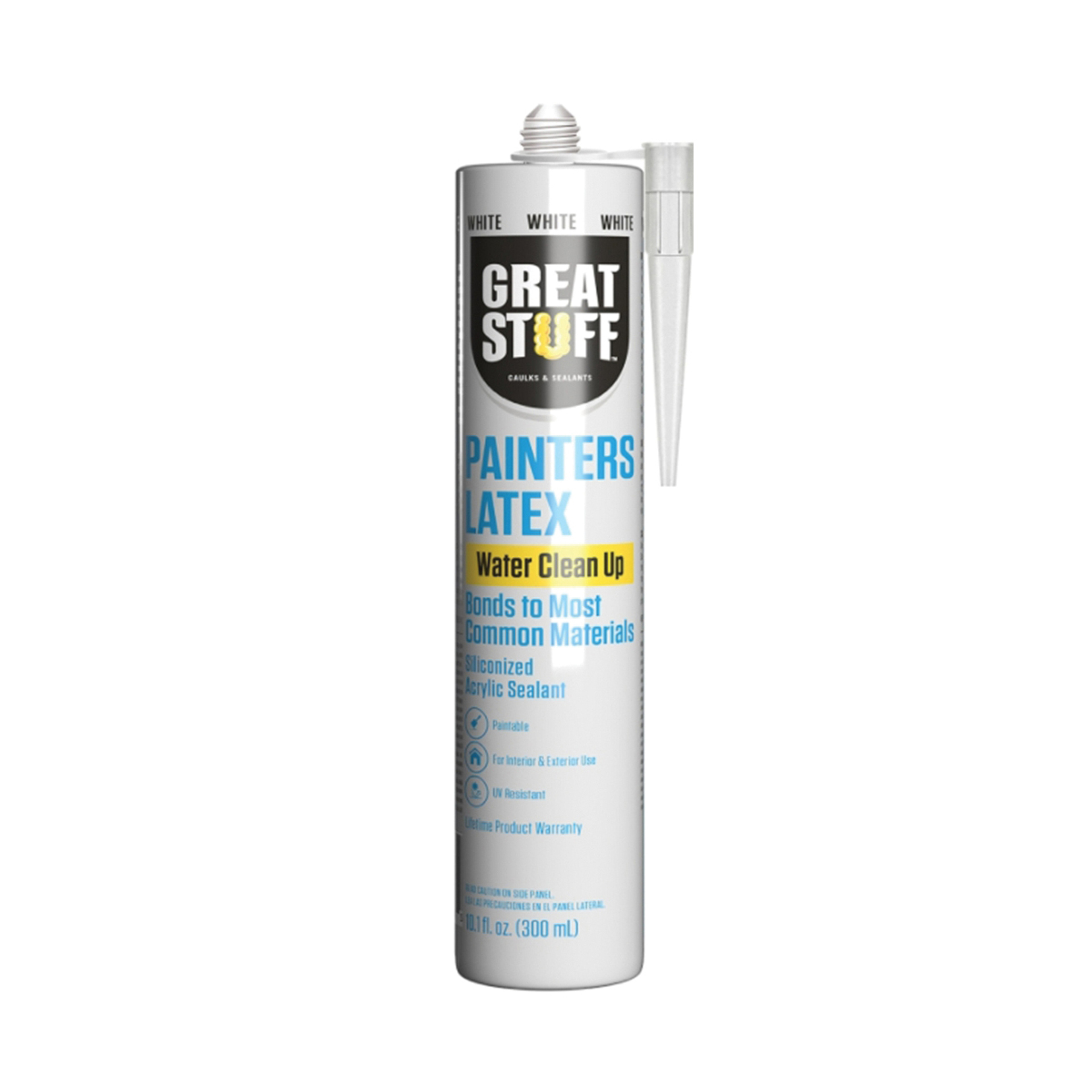 Great Stuff 99PAIT3010 Painter's Caulk, White, 180 deg F, 10.1 fl-oz, Cartridge