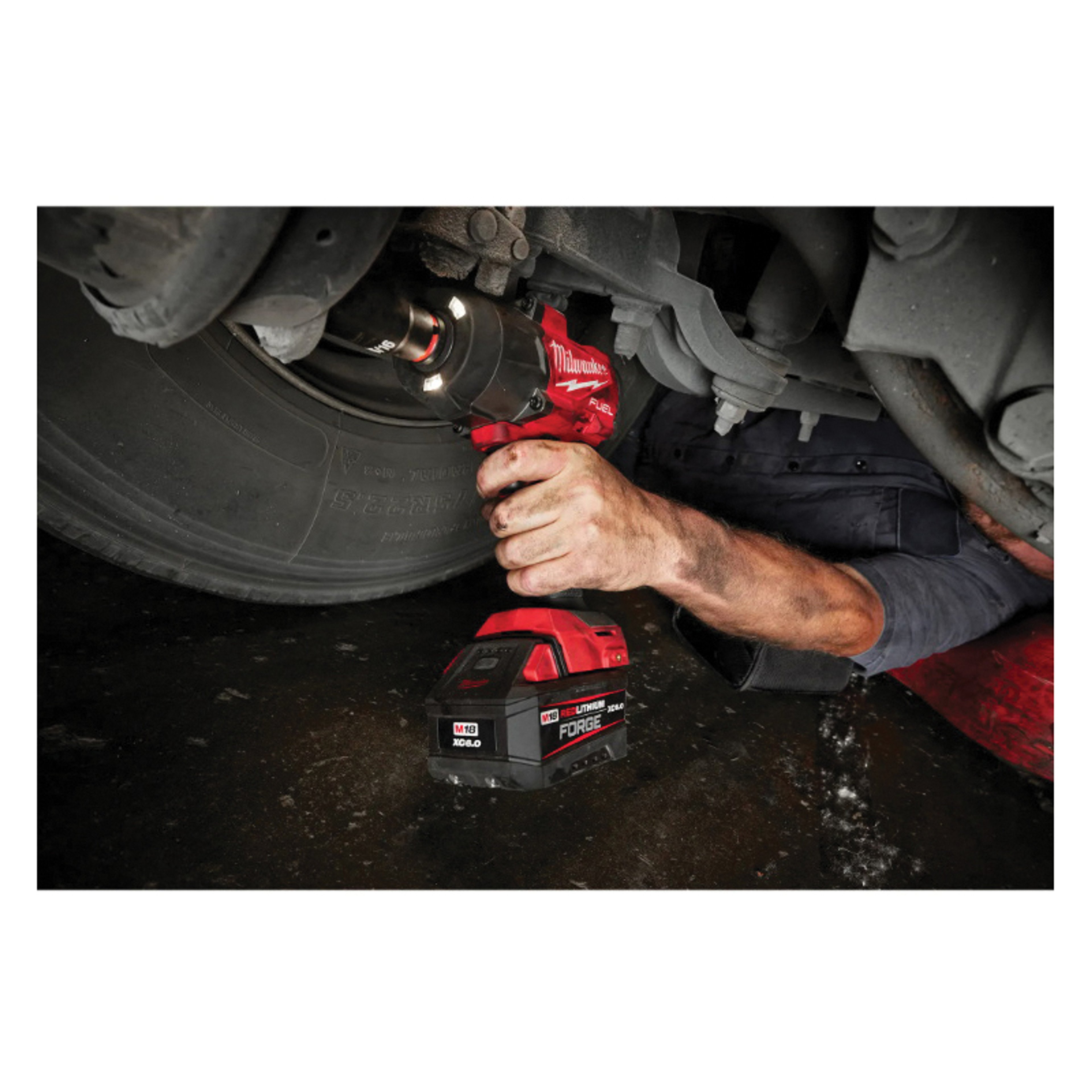 Milwaukee M18 FUEL 2967-20 High-Torque Impact Wrench with Friction Ring, Tool Only, 1/2 in Drive, 0 to 2400 ipm