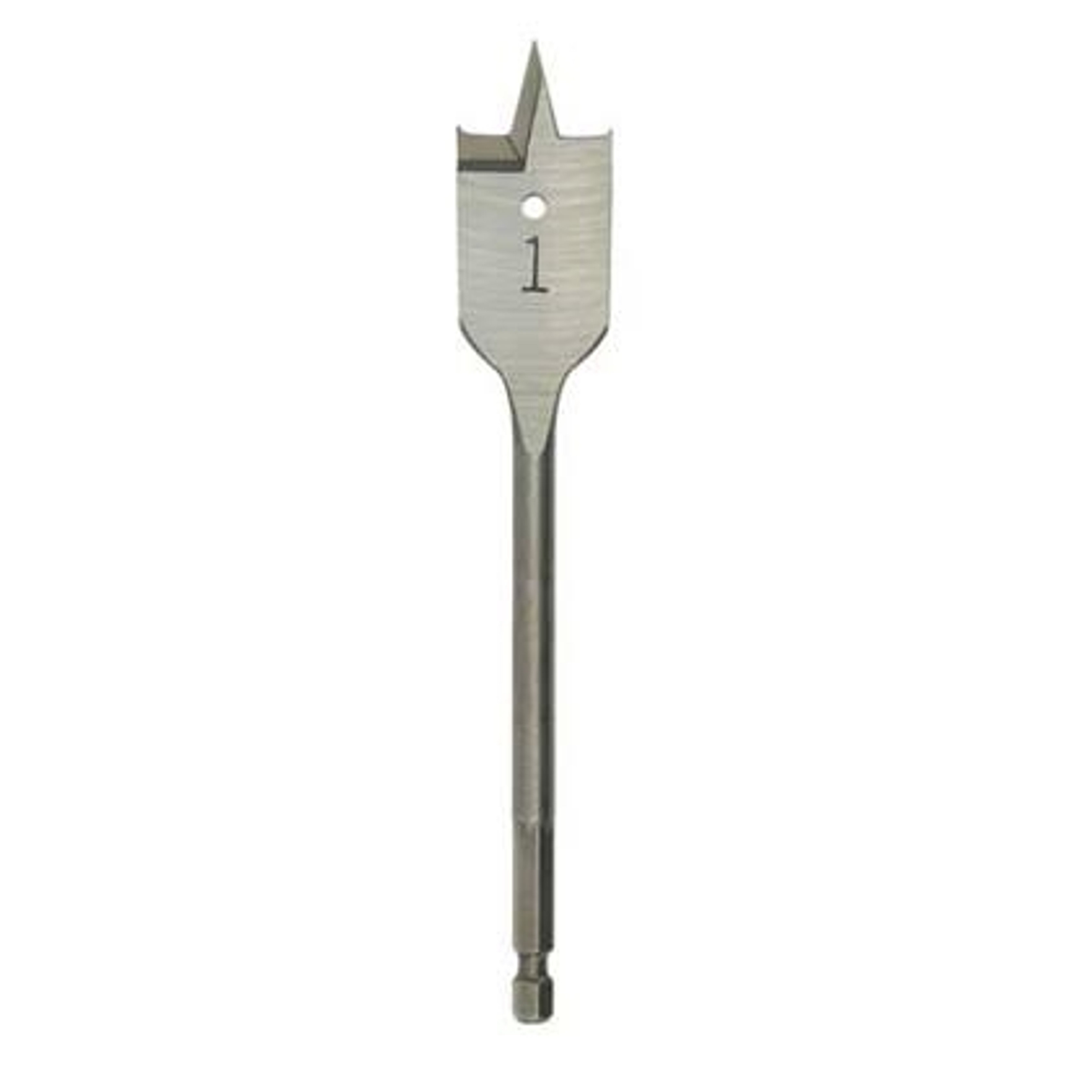 Milwaukee 48-27-0751 Boring Bit, 3/4 in Dia, 6 in OAL, Flat Flute, 1/4 in Dia Shank, Hex Shank