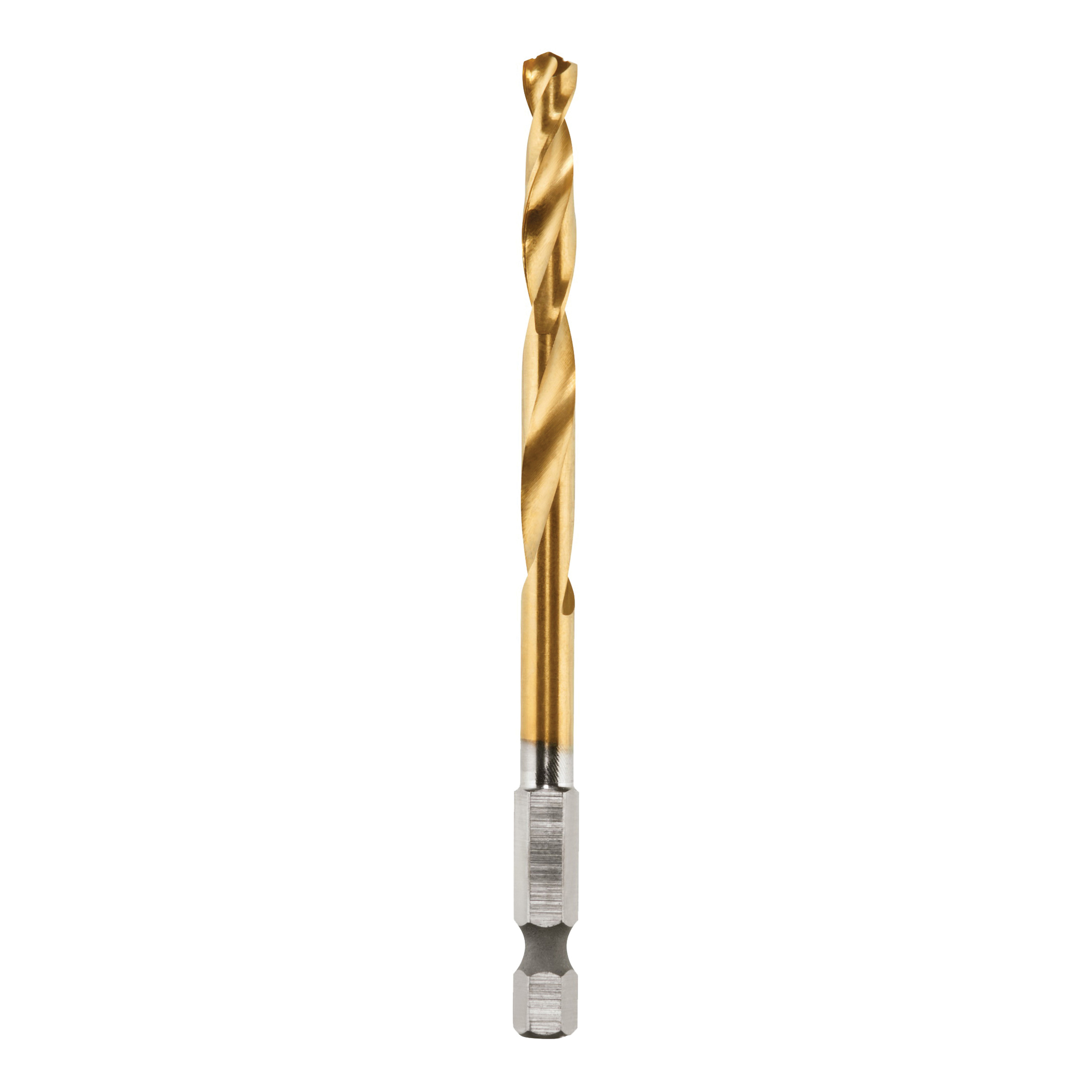 Milwaukee 48-89-4612 Impact Drill Bit, 15/64 in Dia, 4.13 in OAL, Twist Flute, 1/4 in Dia Shank, Hex Shank