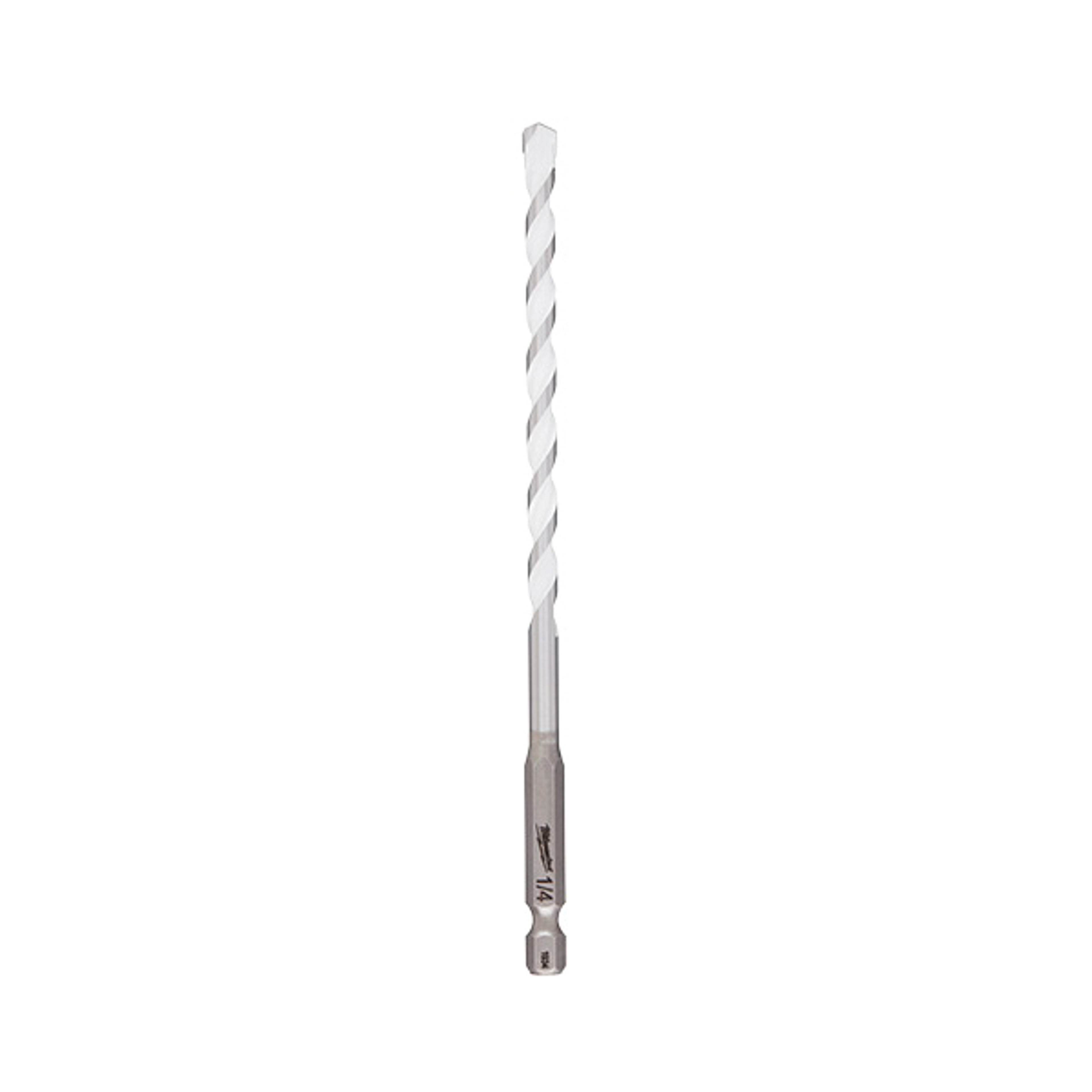 Milwaukee SHOCKWAVE 48-20-8886 Drill Bit, 1/4 in Dia, 6 in OAL, Multi-Material, Twist Flute, 1/4 in Dia Shank