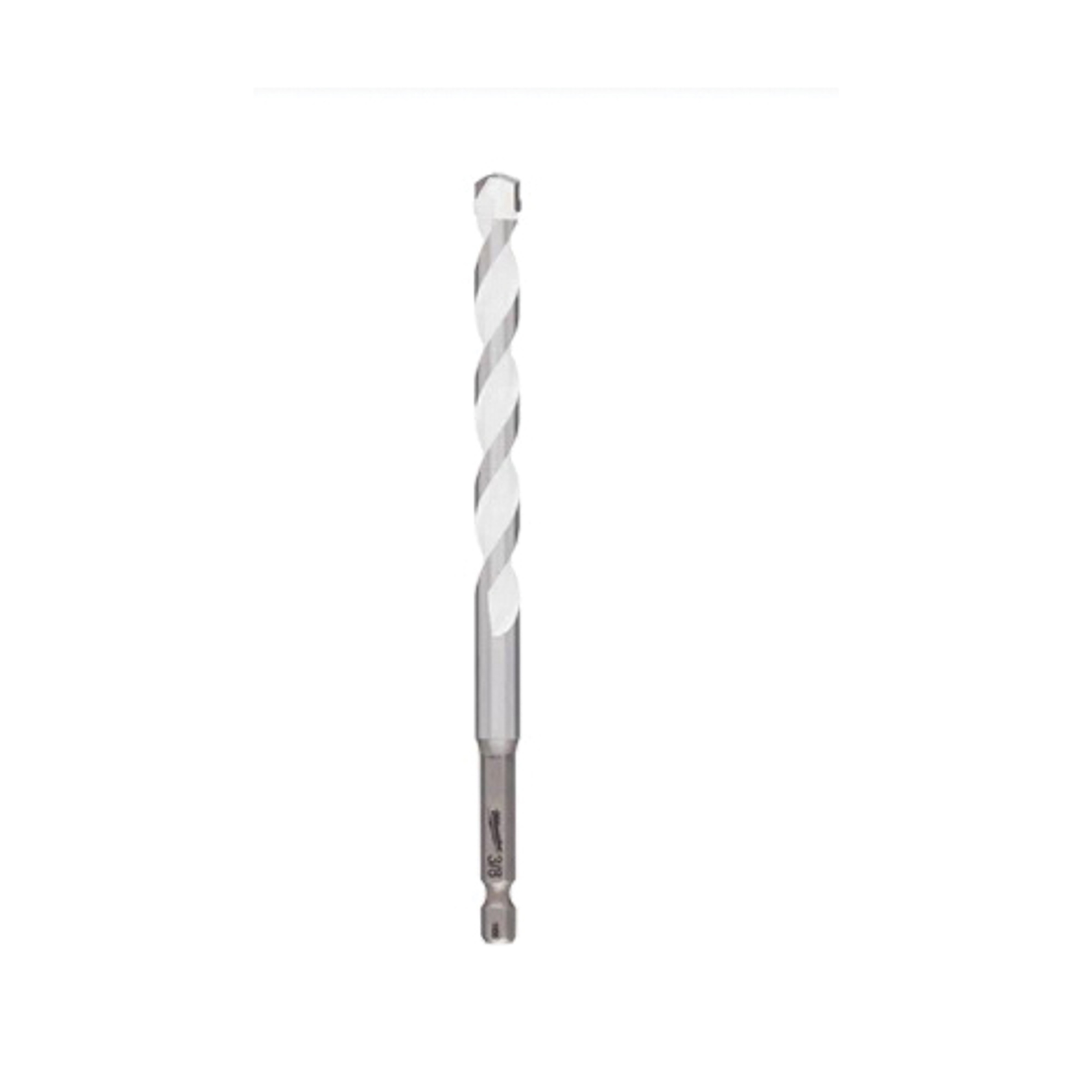 Milwaukee SHOCKWAVE 48-20-8890 Drill Bit, 3/8 in Dia, 6 in OAL, Multi-Material, Twist Flute, 1/4 in Dia Shank