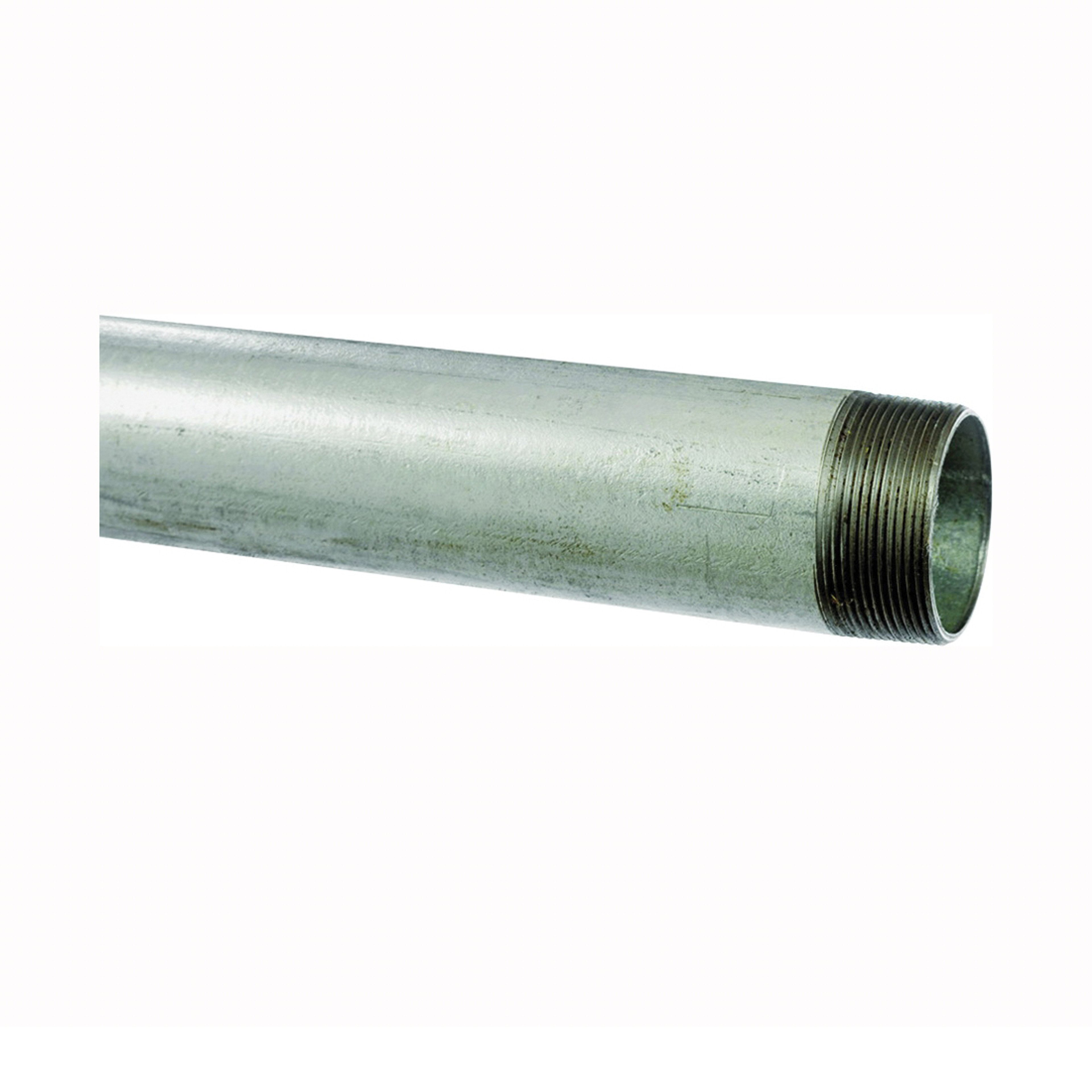 Kloeckner Metals GALV-1 Pipe, 1 in, 10 ft L, Threaded