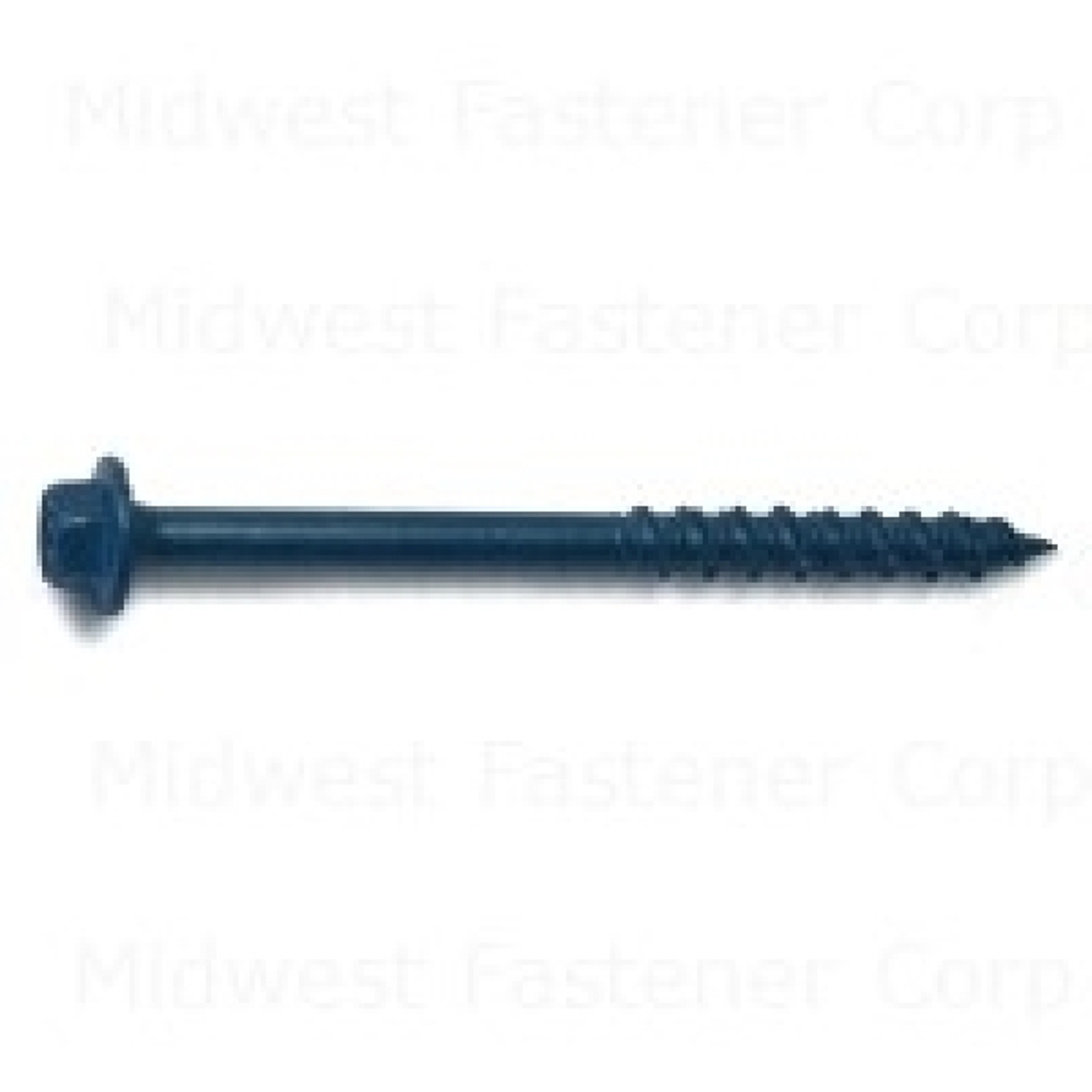 TorqueMaster 12416 Masonry Screw, 5/16 in Dia, 4 in L, Hex Head, 1/PK