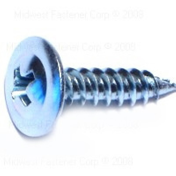 Midwest Fastener 08818 Lath Screw, #8 Thread, 3/4 in L, Coarse Thread, Truss Head, Phillips Drive, Self-Piercing Point