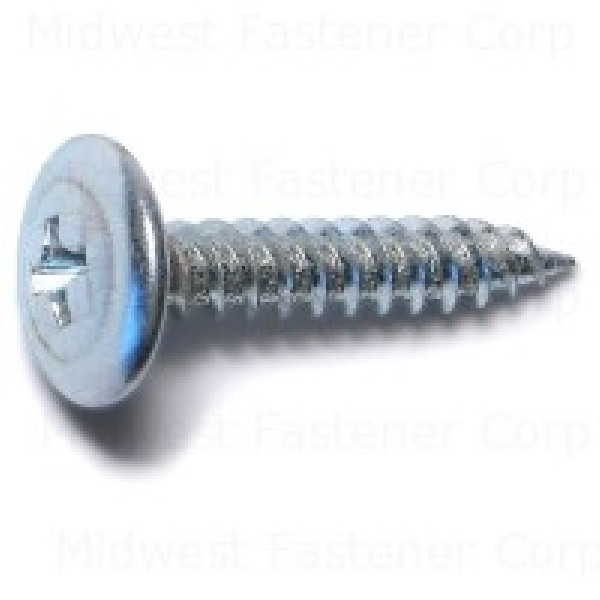 Midwest Fastener 08819 Lath Screw, #8 Thread, 1 in L, Coarse Thread, Truss Head, Phillips Drive, Self-Piercing Point