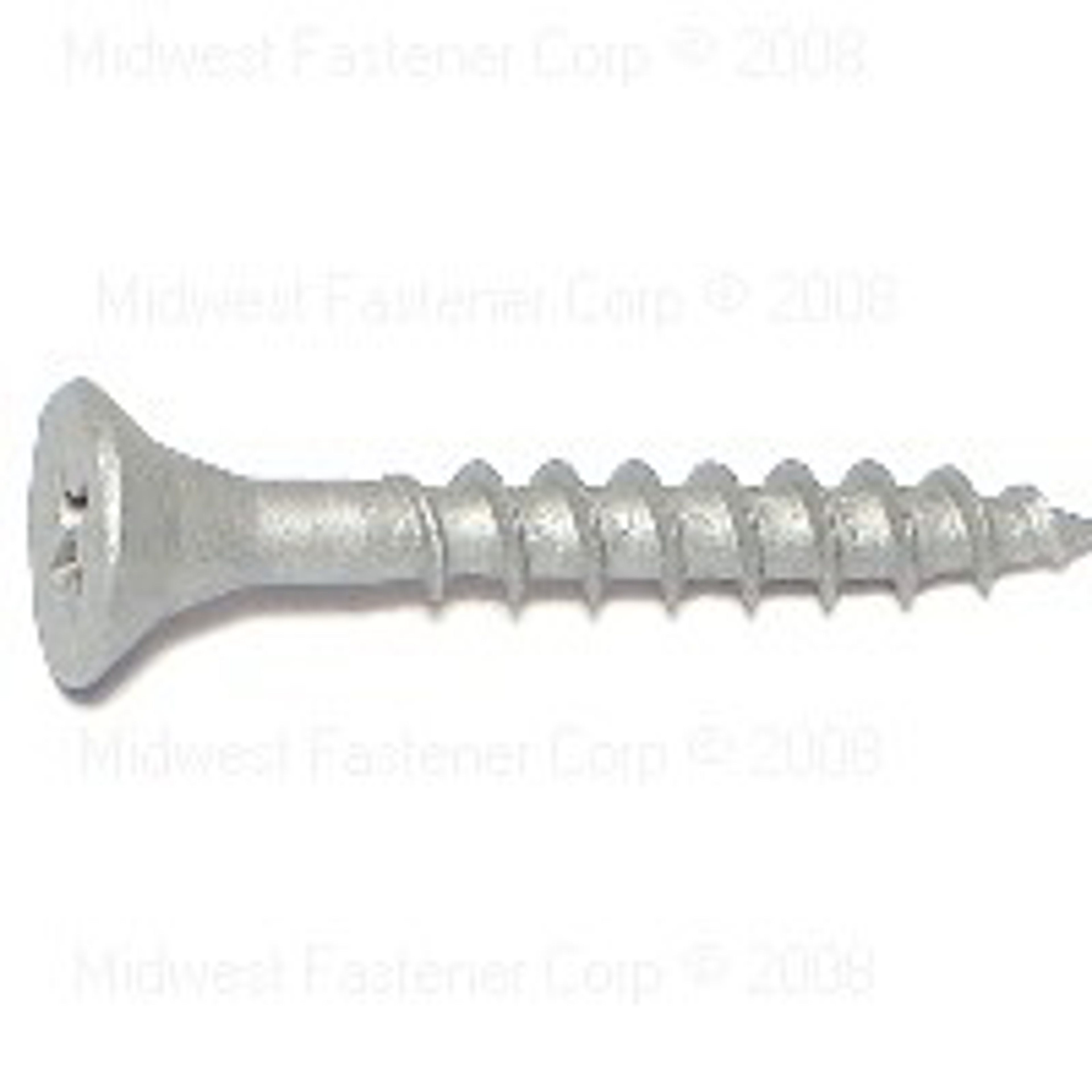 Midwest Fastener 11805 Deckselect Screw, #7 Thread, 1-1/4 in L, Phillips Drive, Silver, 1/PK