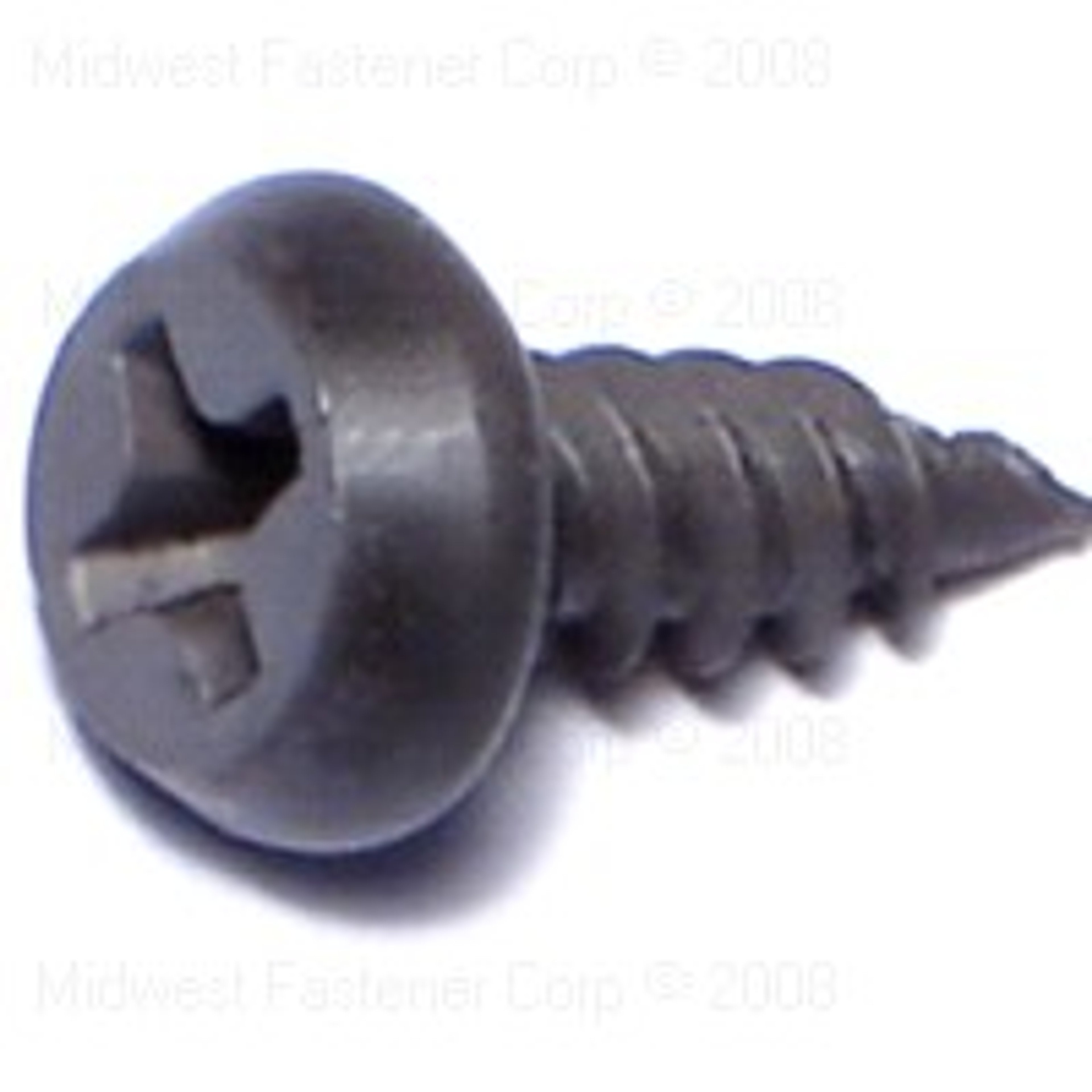 Midwest Fastener 12199 Framing Screw, #7 Thread, 7/16 in L, Pan Head, Phillips Drive, Black Phosphate, 1 PK