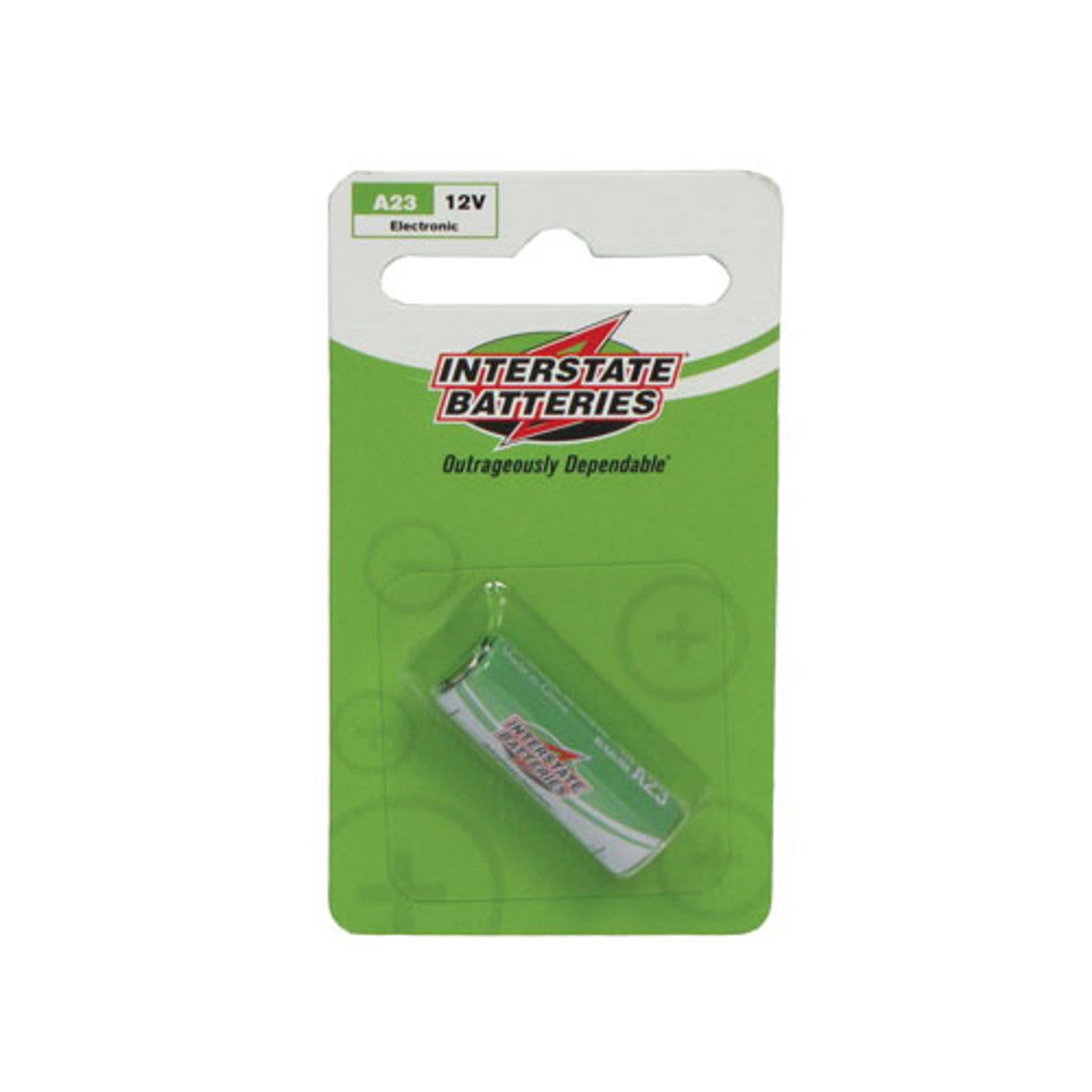 Interstate Batteries DRY1855 Battery, 12 V Battery, 33 mAh, A23 Battery, Alkaline