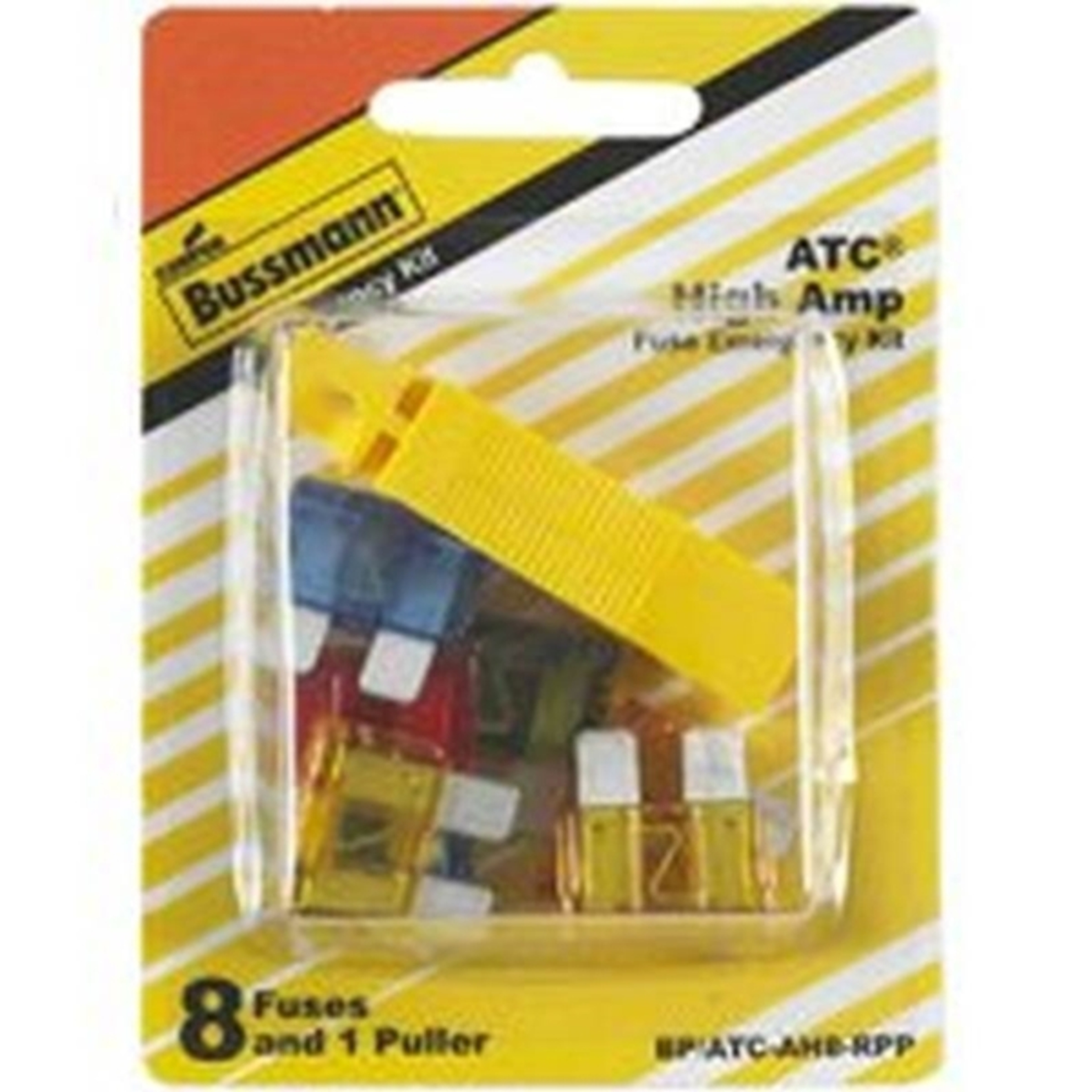 Bussmann BP/ATC-AH8-RPP Fuse Kit, Includes (1) ATM-10, (1) ATM-25, (1) ATM 30, (1) ATM-40 and FP-A3 Fuse Pullers