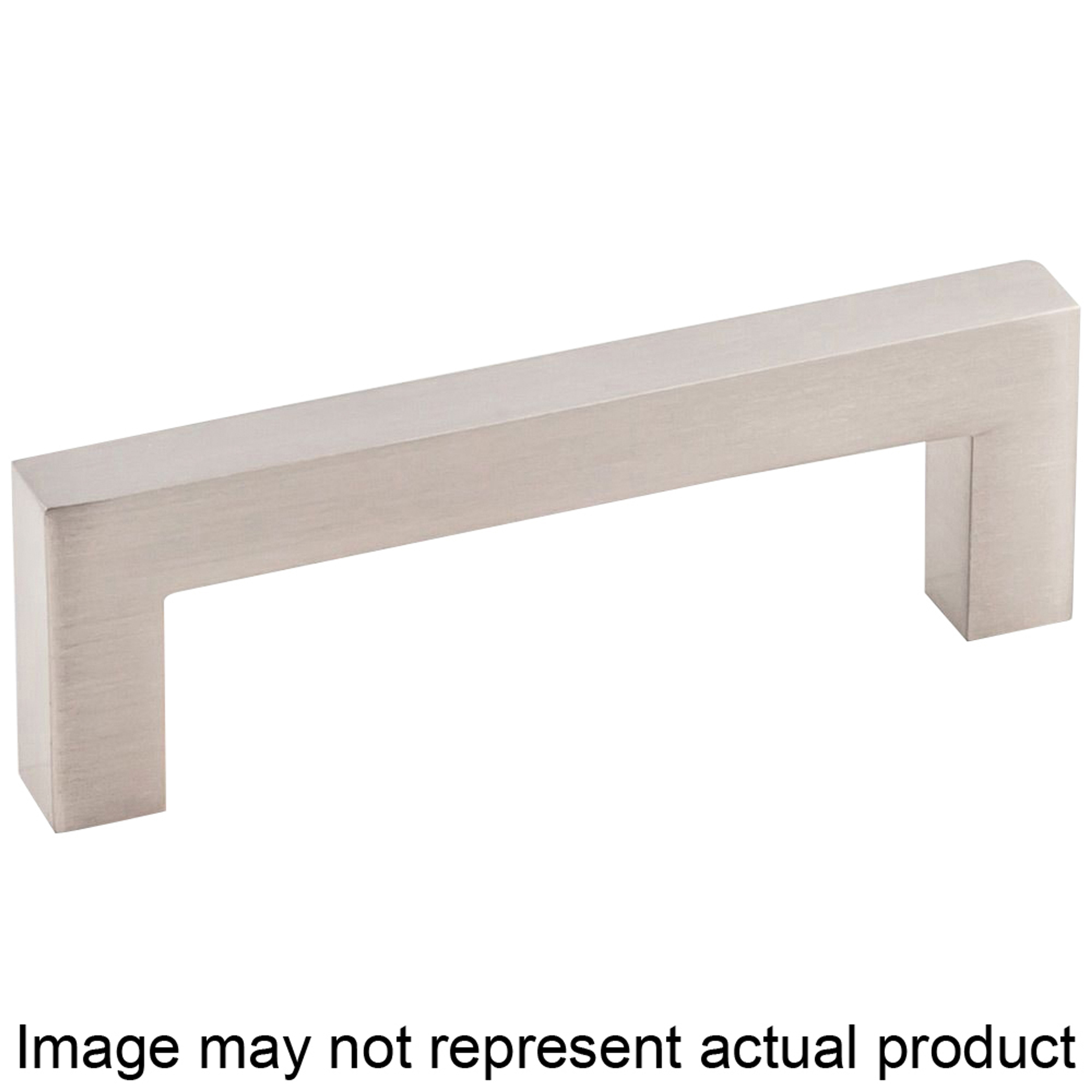 KasaWare K7063MB-8 Square Bar Cabinet Pull, 3-3/8 in L Handle, 1-1/8 in Projection, Zinc, Matte Black