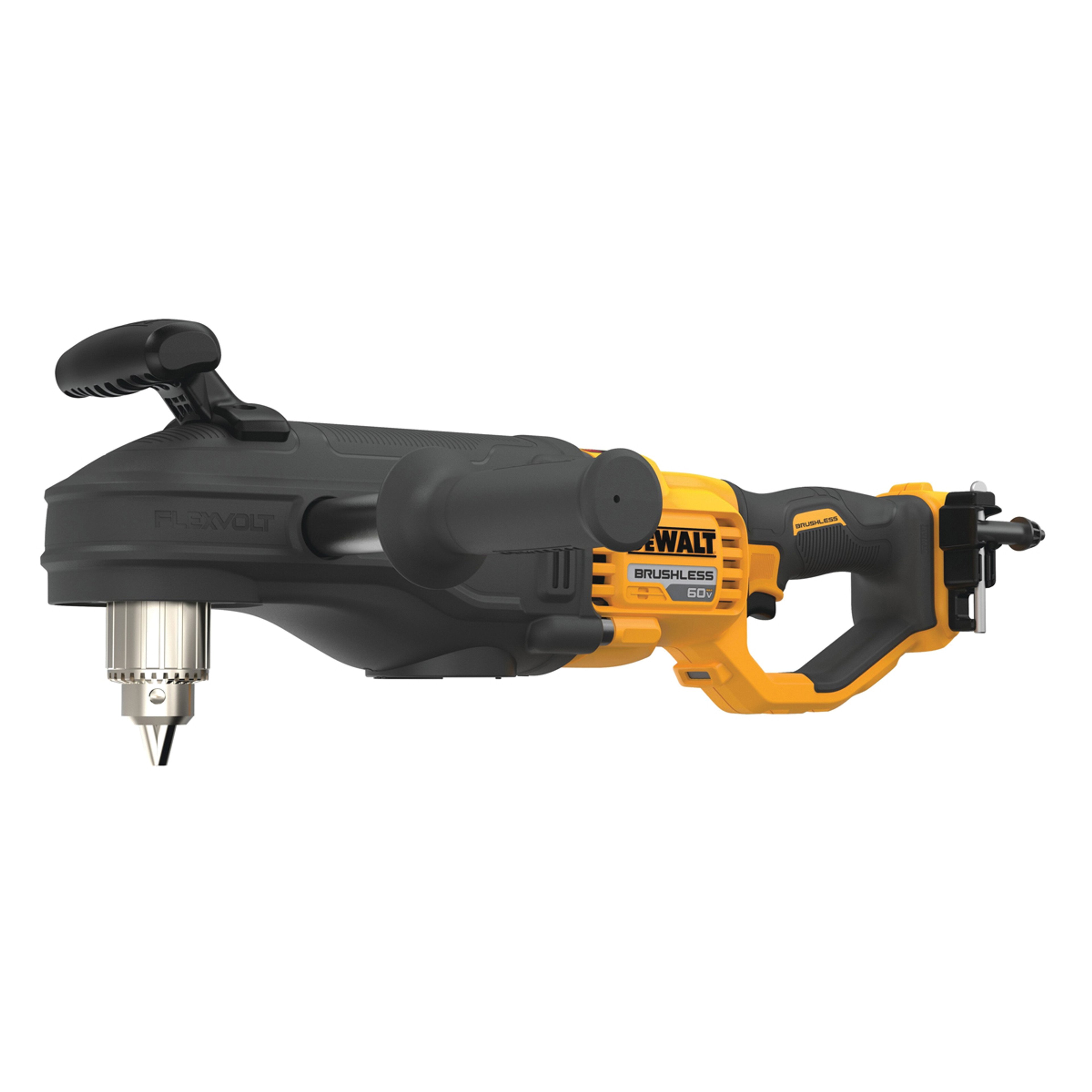 DEWALT DCD470B In-Line Stud and Joist Drill, Tool Only, 60 VDC, 1/2 in Chuck, Keyed Chuck