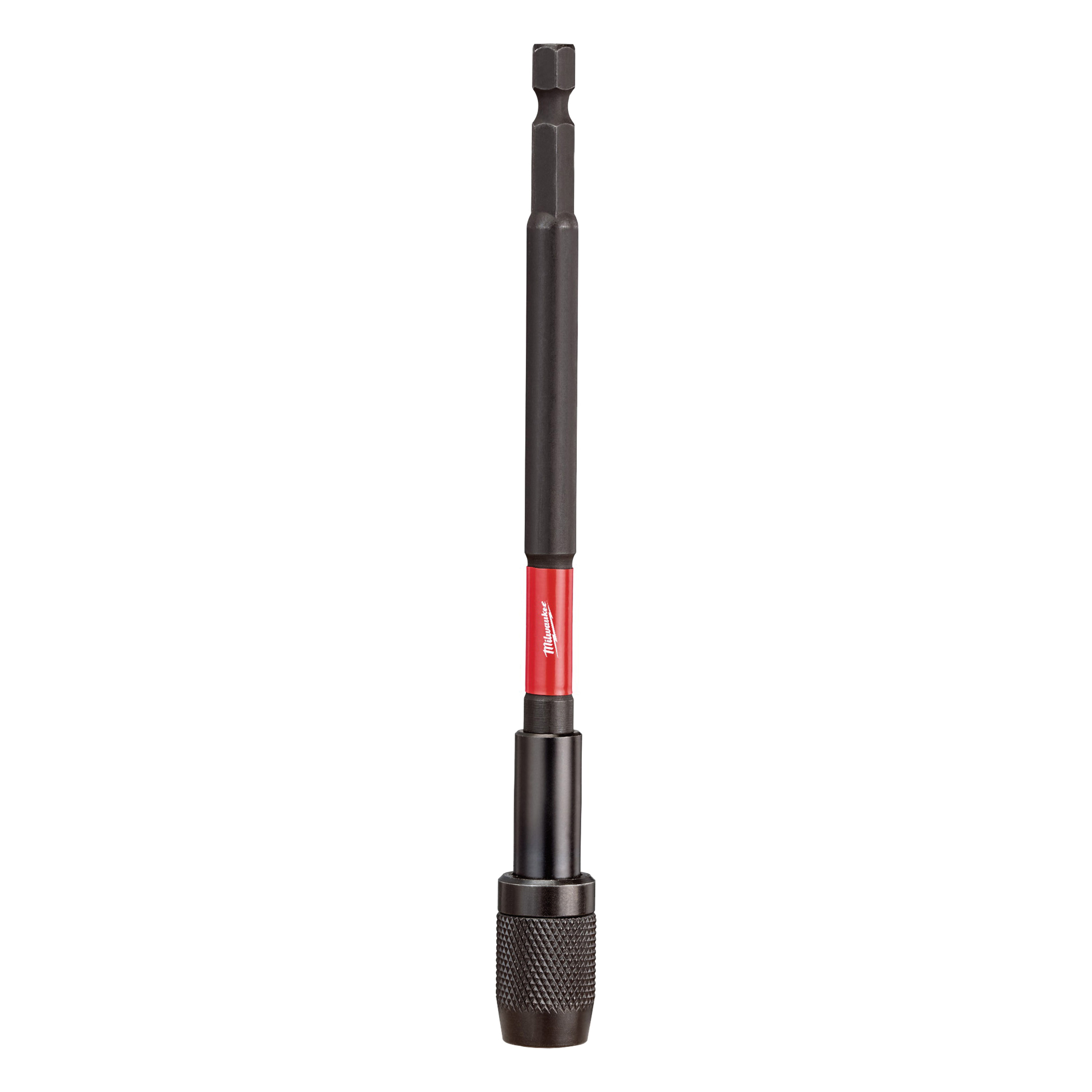 Milwaukee SHOCKWAVE 48-32-4532 Series Bit Holder, 6 in L, 1/4 in Drive, Hex Drive, 1/4 in Shank, Hex Shank, Steel