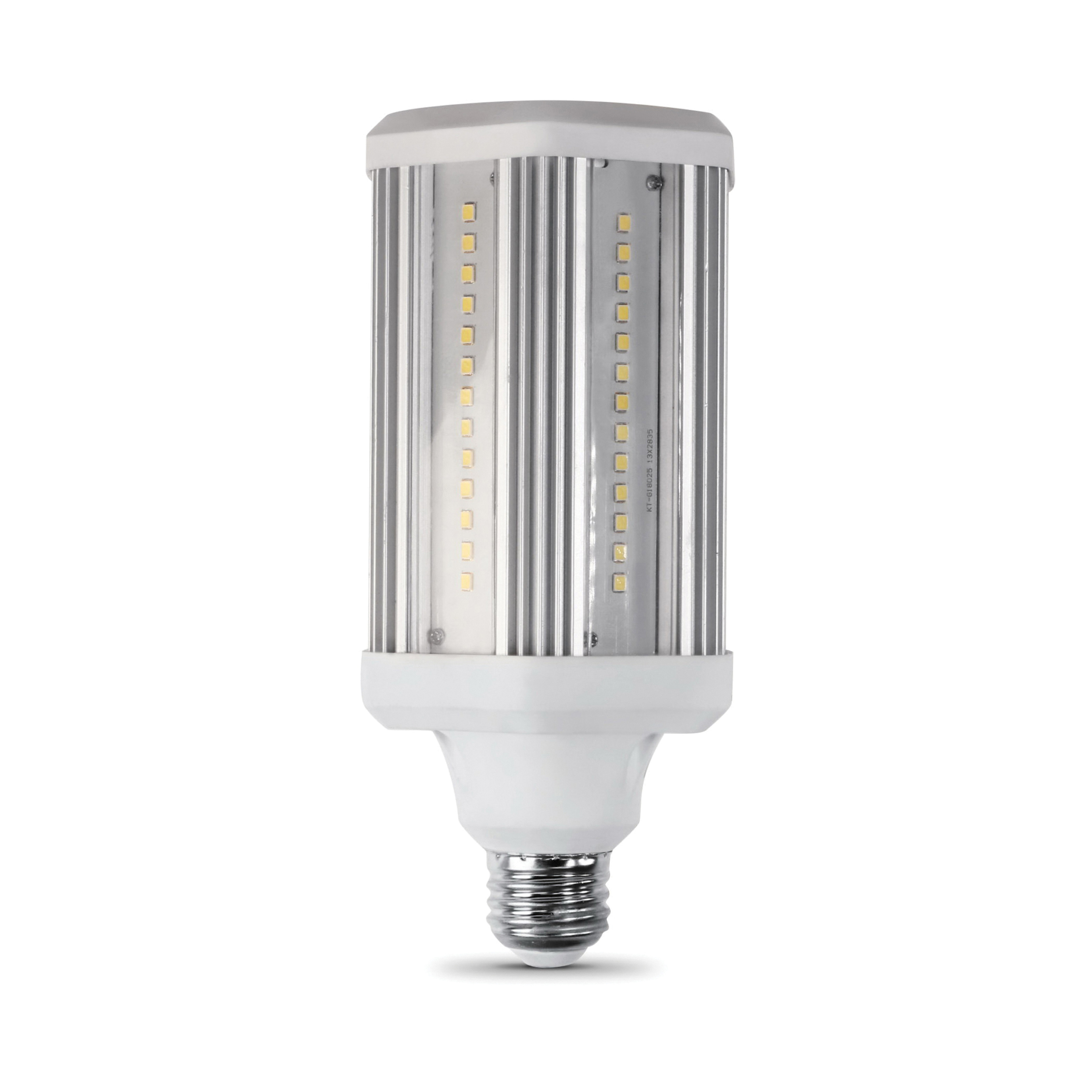 Feit Electric C4000/5K/LEDG2 Daylight LED Yard Light, Corn Cob, 300 W Equivalent, E26 Lamp Base, Dimmable, Clear