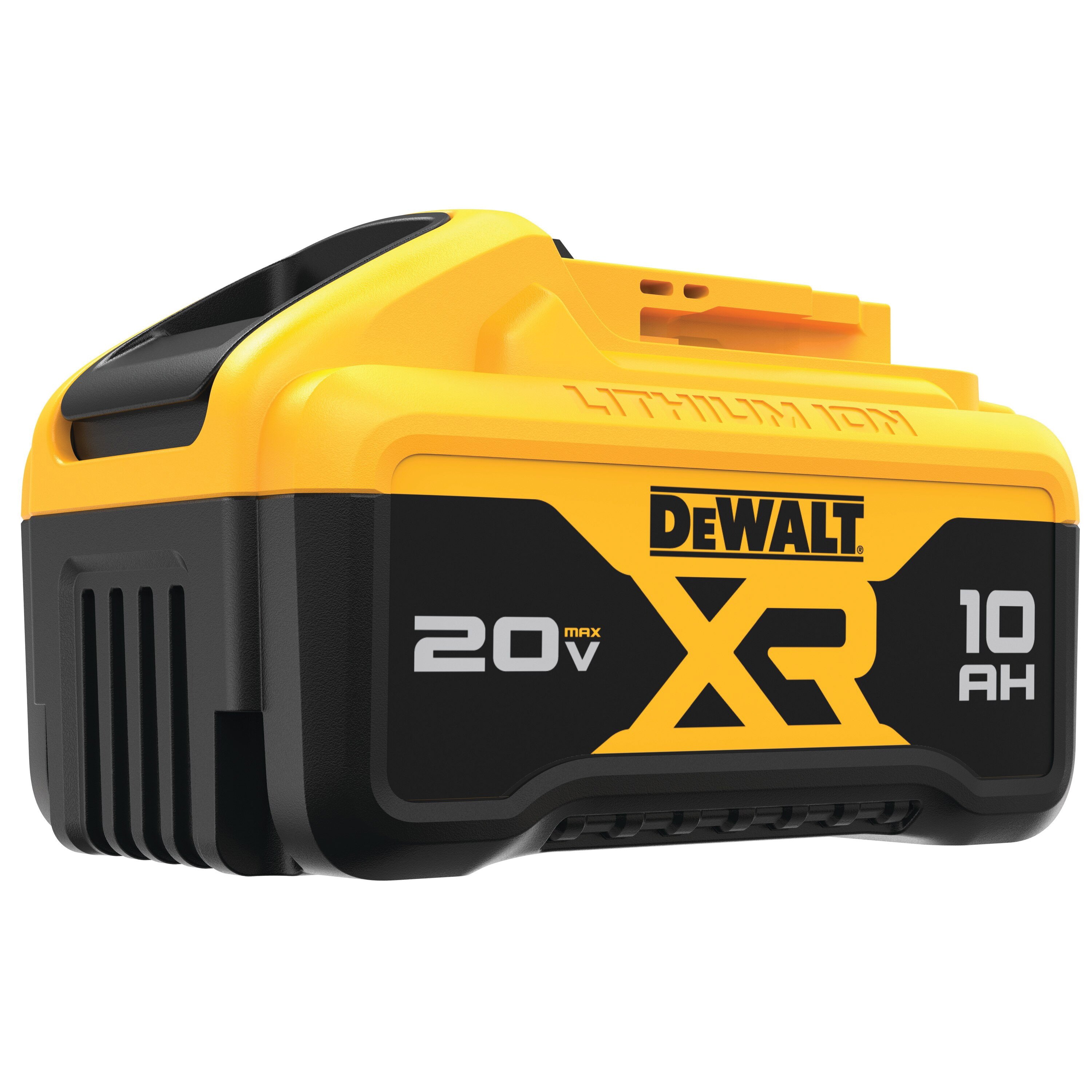 DEWALT DCB210 Rechargeable Battery Pack, 20 V Battery, 10 Ah, 1 hr Charging
