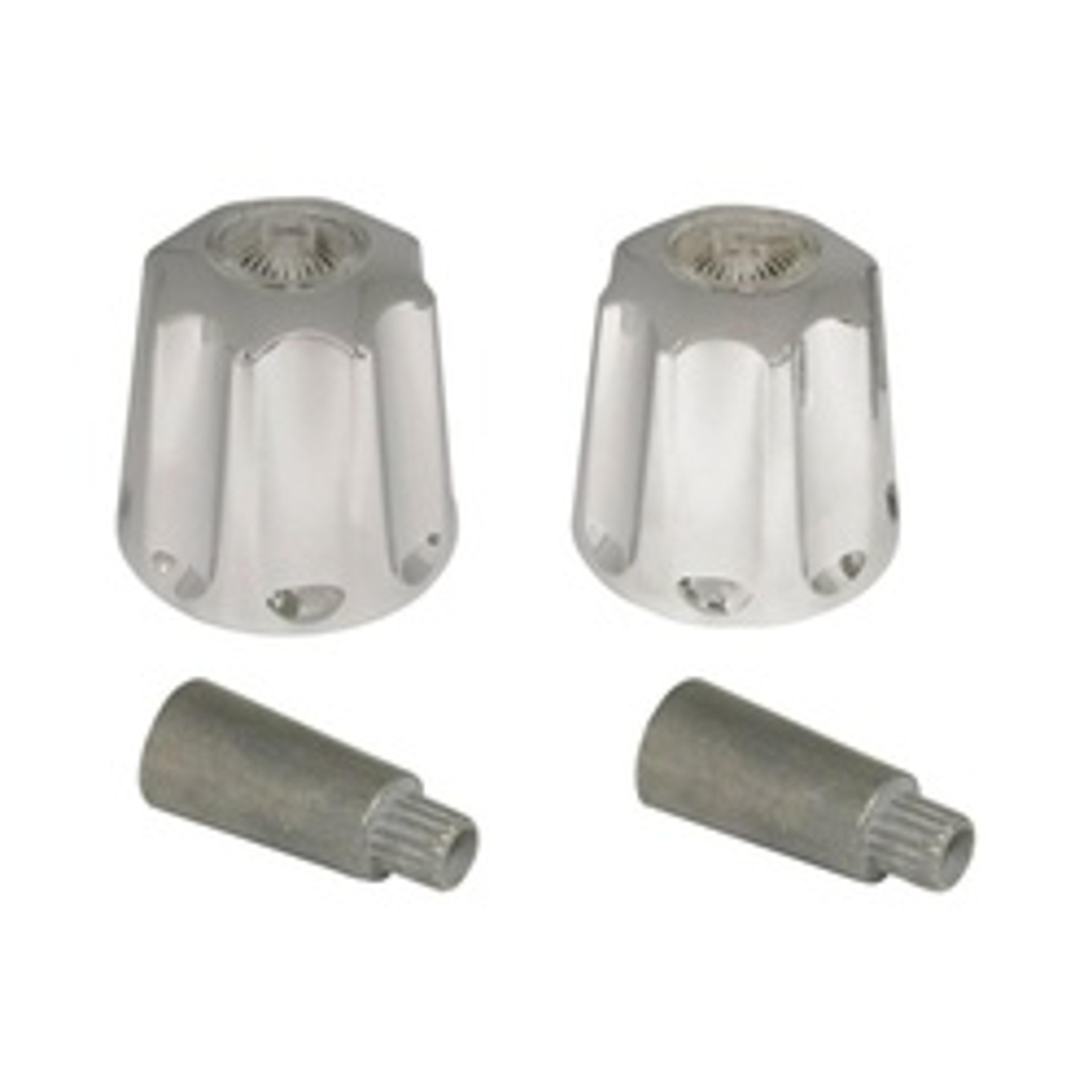 Danco 88860 Faucet Handle, Zinc, Chrome Plated, For: Gerber Two Handle Tub/Shower Faucets available at Hep Sales & North Main Lumber image number 1
