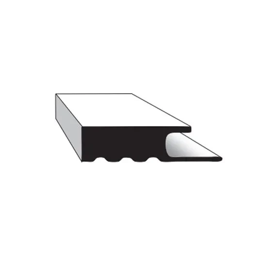 Wolf 5/4 x 6 x 12 ft PVC Casing with J-Channel and Nail Fin