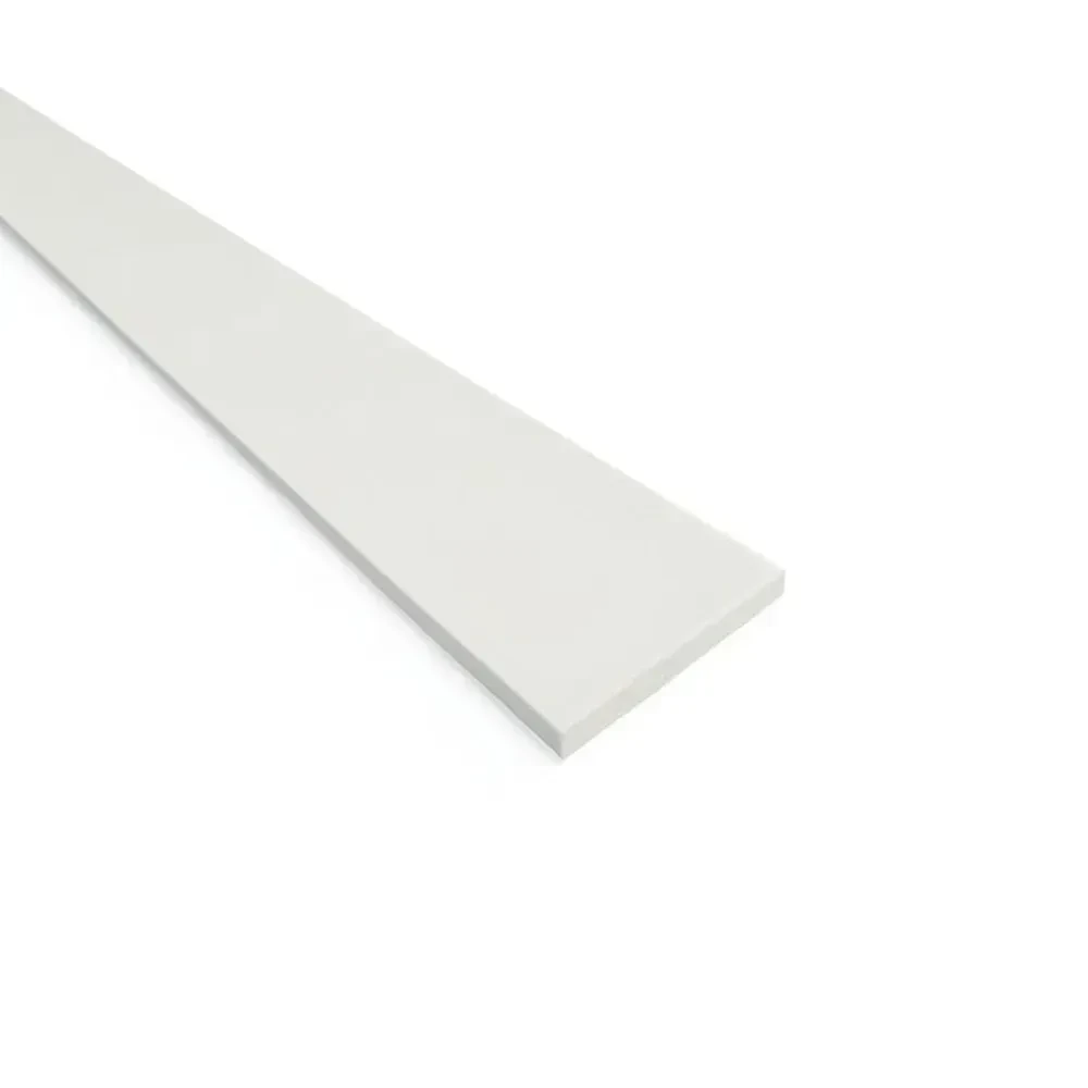 Wolf Home Products 1 in x 4 in x 18 ft PVC Woodgrain/Smooth Trim Board