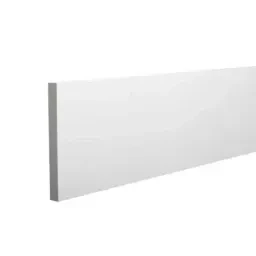 Wolf Home Products 1 in. x 10 in. x 18 ft. PVC Trim Board, Woodgrain/Smooth