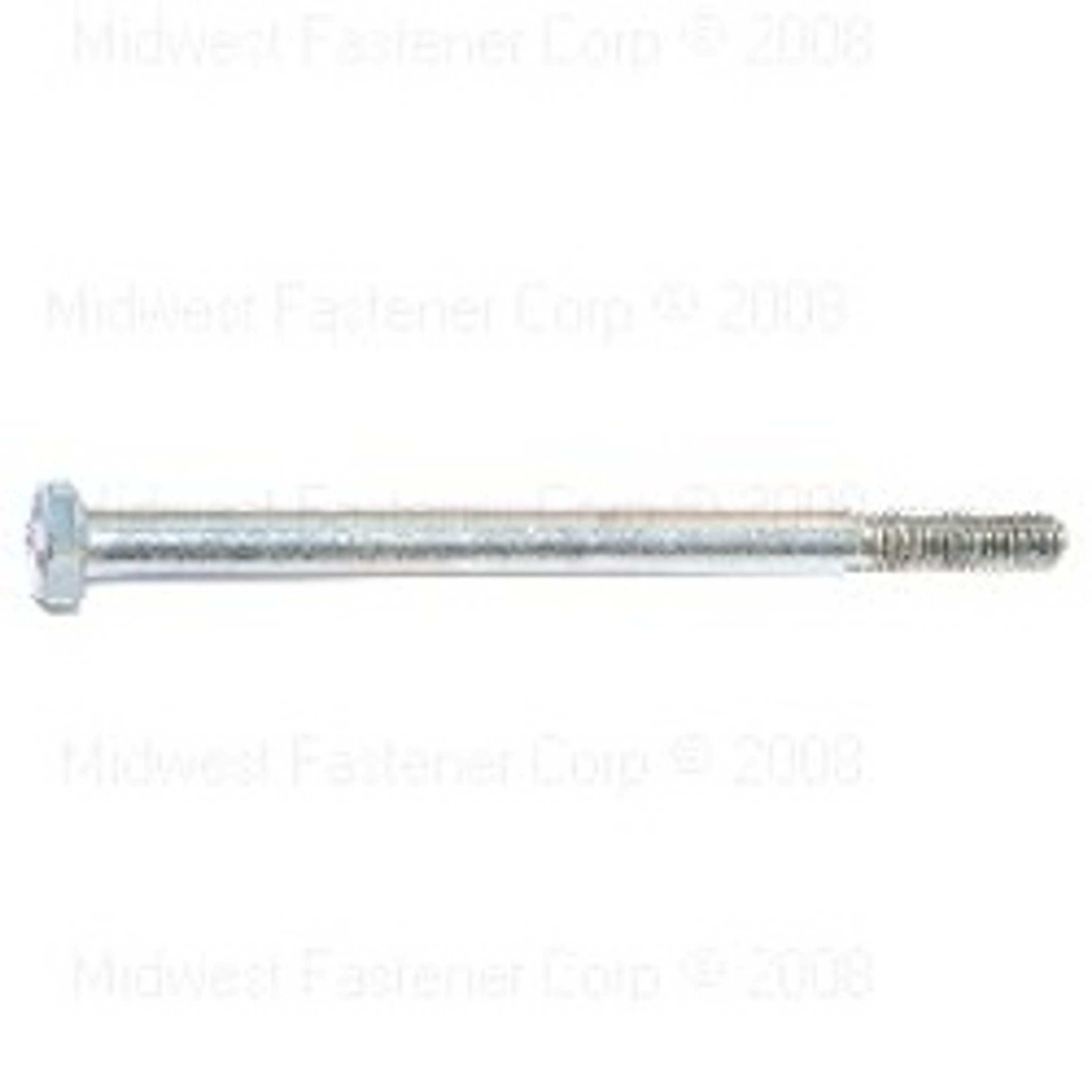 Midwest Fastener 00264 Hex Cap Screw, 1/4-20 Thread, 4 in OAL, 5 Grade, Steel, Zinc, Coarse Thread, 100/PK available at Hep Sales & North Main Lumber image number 1