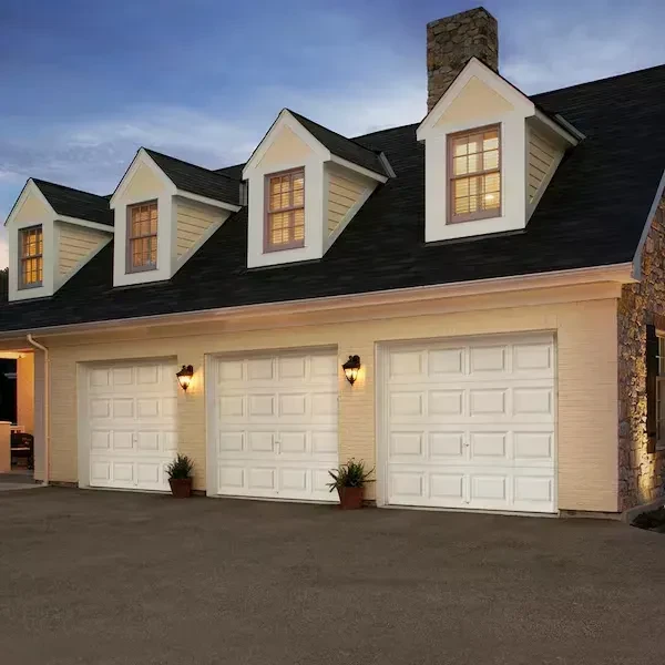Holmes Standard Steel Silver 5500 9 ft. W x 7 ft. H Garage Door