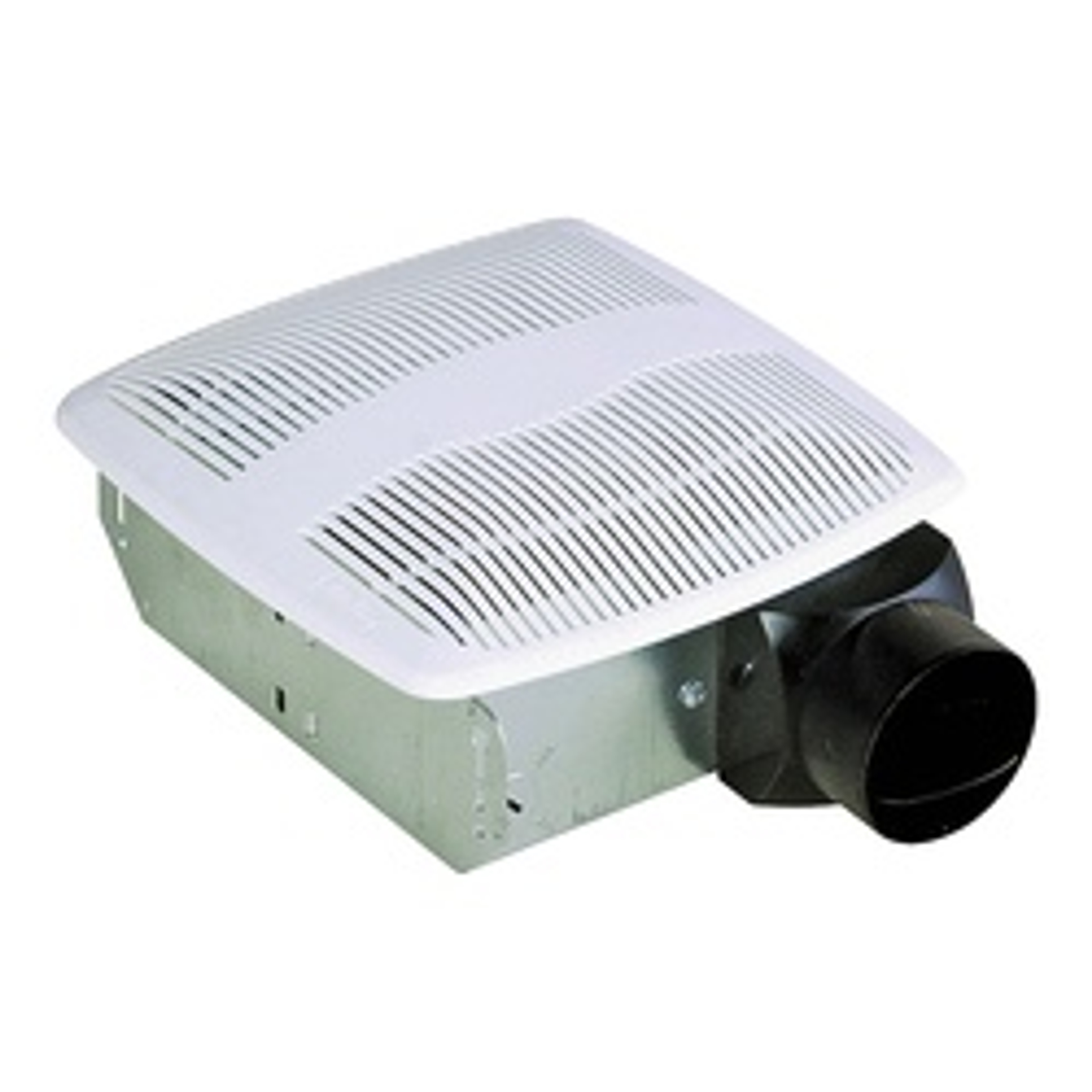 Air King AS70 Exhaust Fan, 7-1/4 in L, 7-1/4 in W, 0.9 A, 120 V, 1-Speed, 70 cfm Air, Metal, White available at Hep Sales & North Main Lumber image number 1