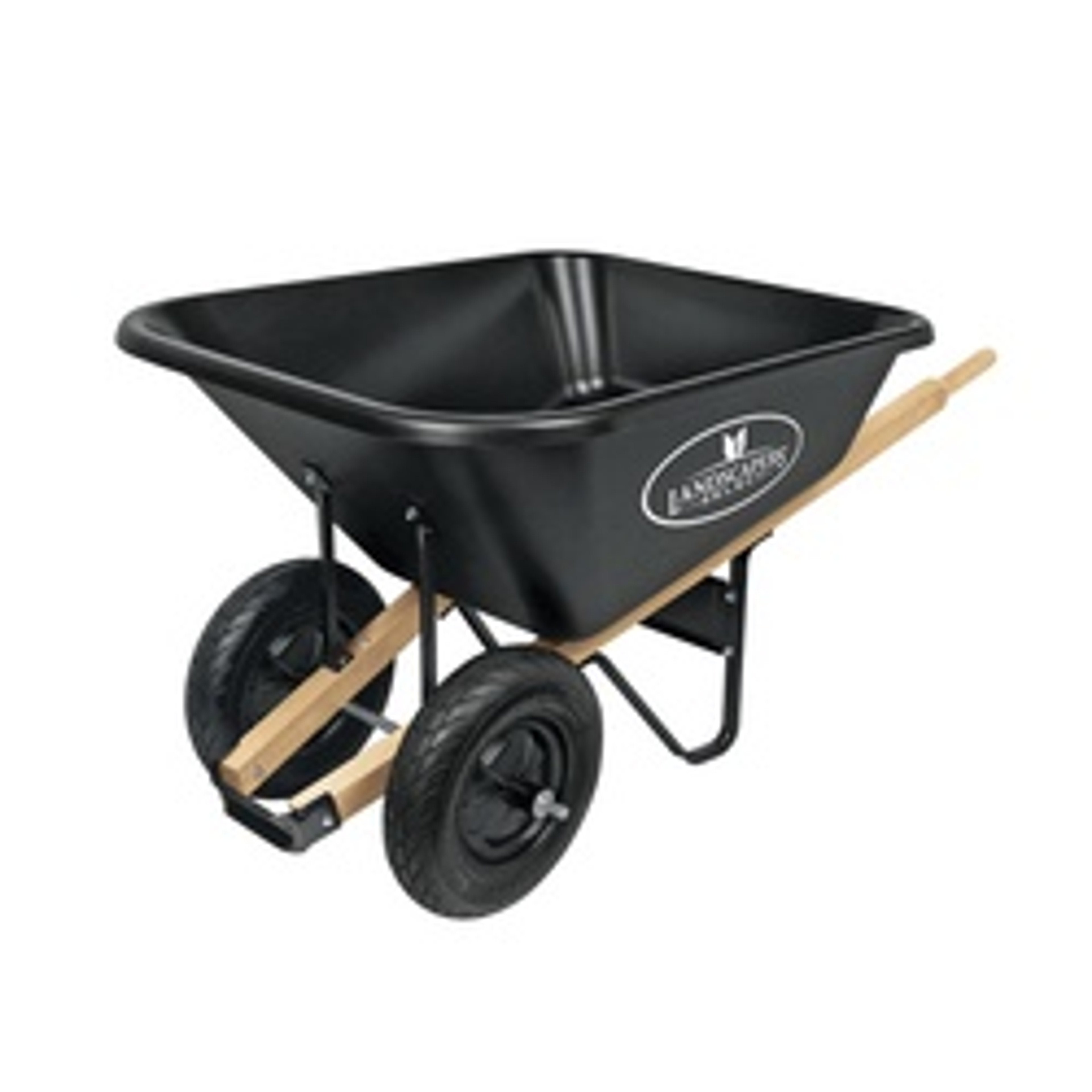 Landscapers Select Wheelbarrow Kit, 8 cu-ft Volume, Poly, 2 -Wheel, Pneumatic Wheel, 16 in Wheel available at Hep Sales & North Main Lumber image number 1