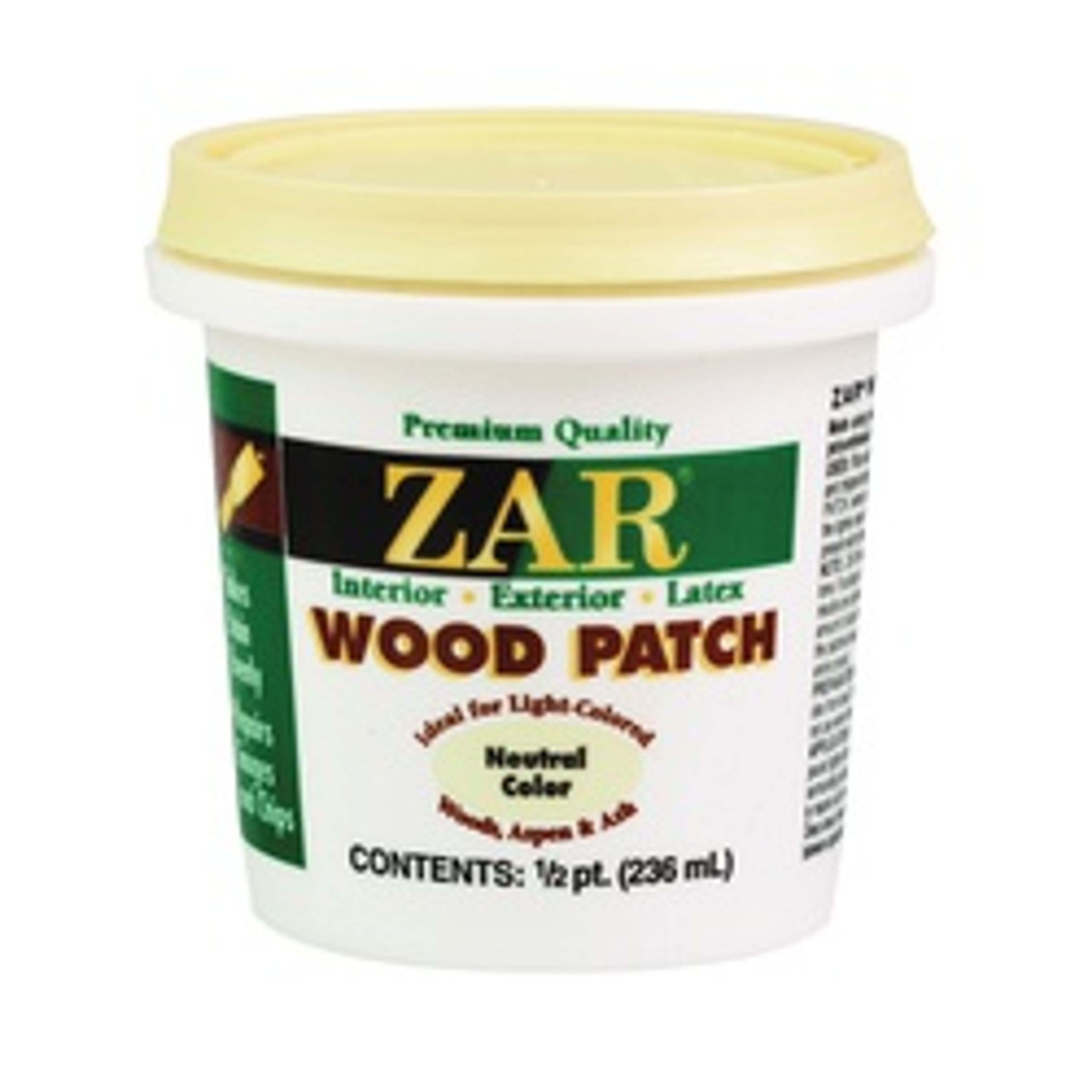 ZAR 30906 Wood Patch, Paste, Amine, 0.5 pt Pail available at Hep Sales & North Main Lumber image number 1