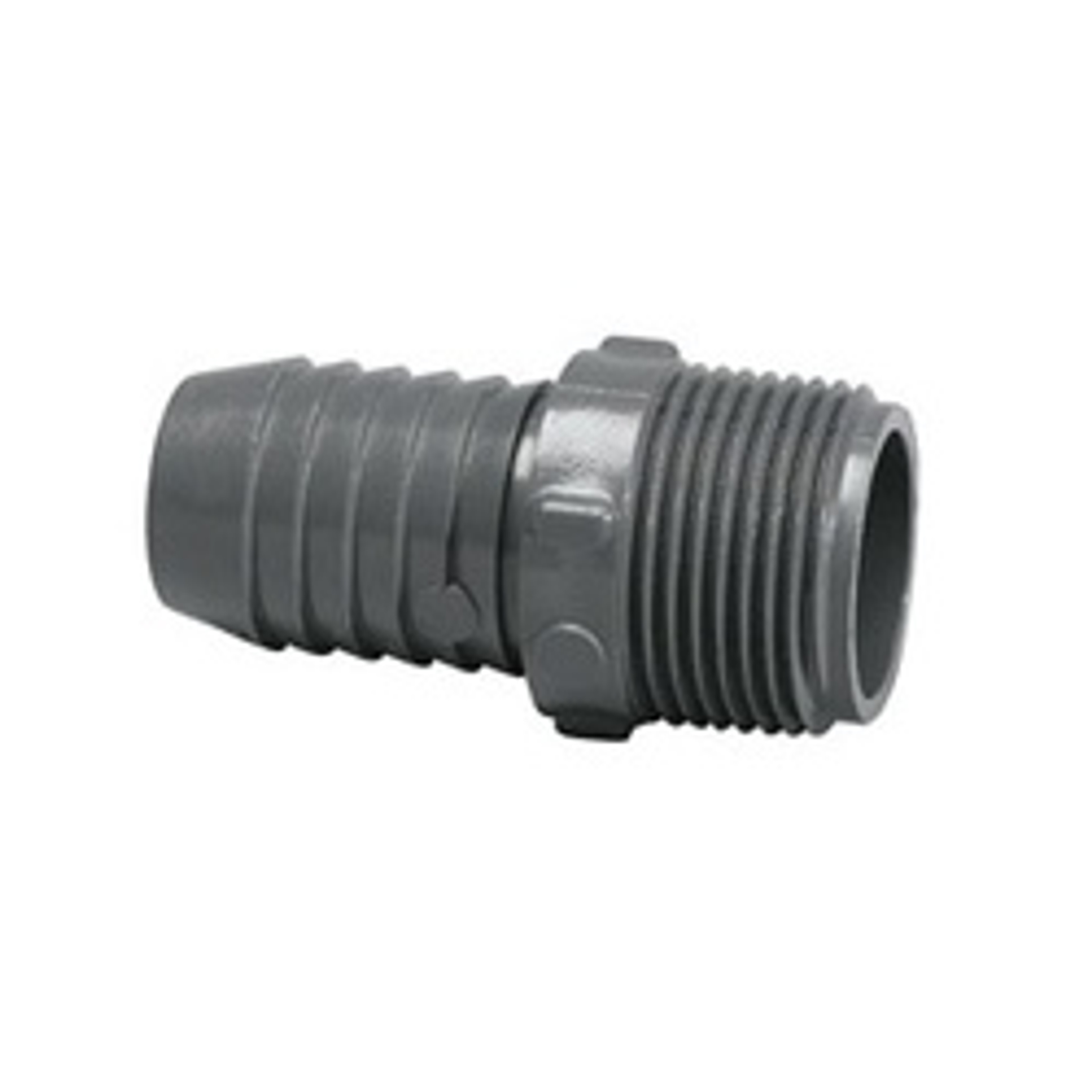 Lasco 1436020 Pipe Adapter, 2 in, Insert x MPT, PVC, Gray, 170 psi Pressure available at Hep Sales & North Main Lumber image number 1