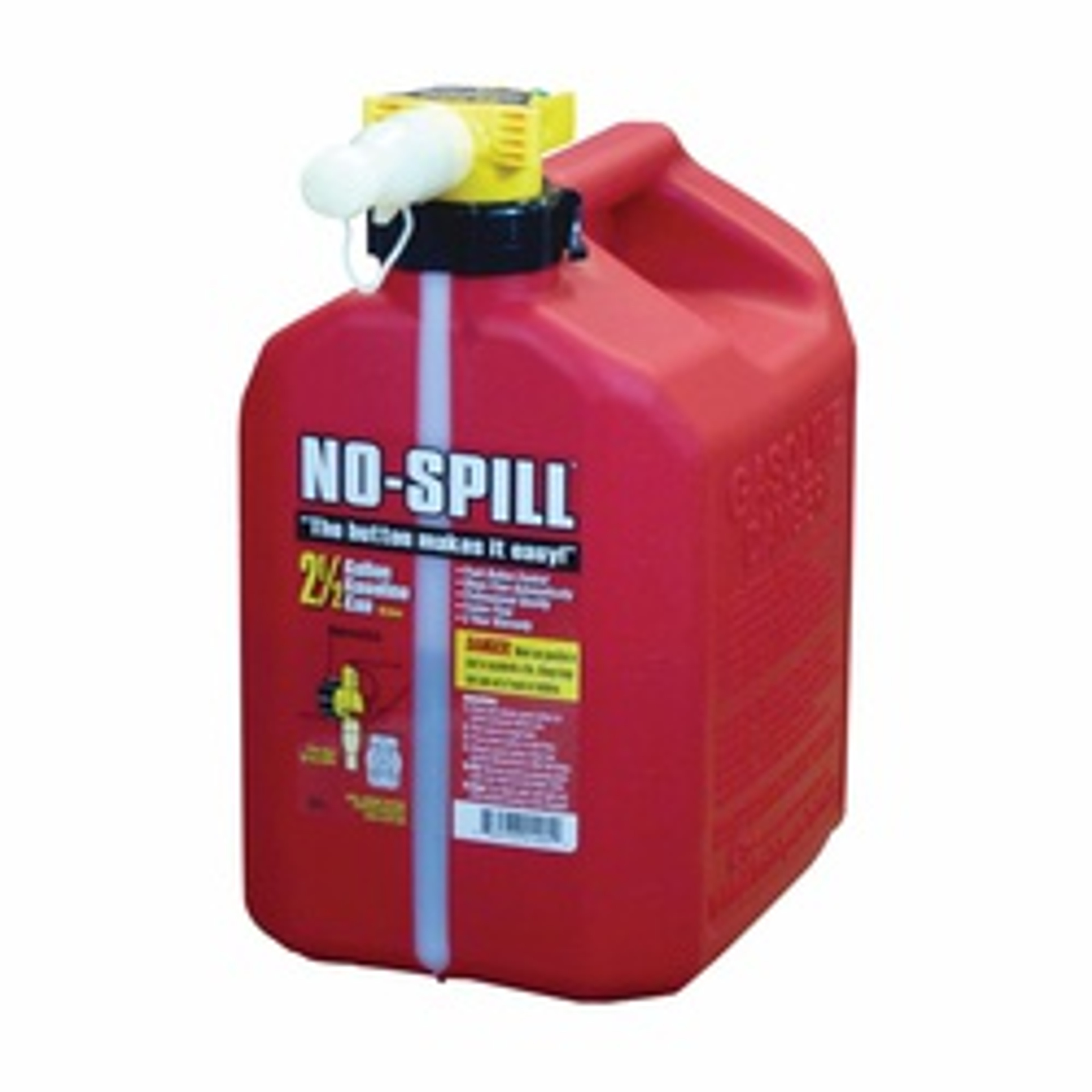 No-Spill 1405 Gas Can, 2.5 gal Capacity, Plastic, Red available at Hep Sales & North Main Lumber image number 1