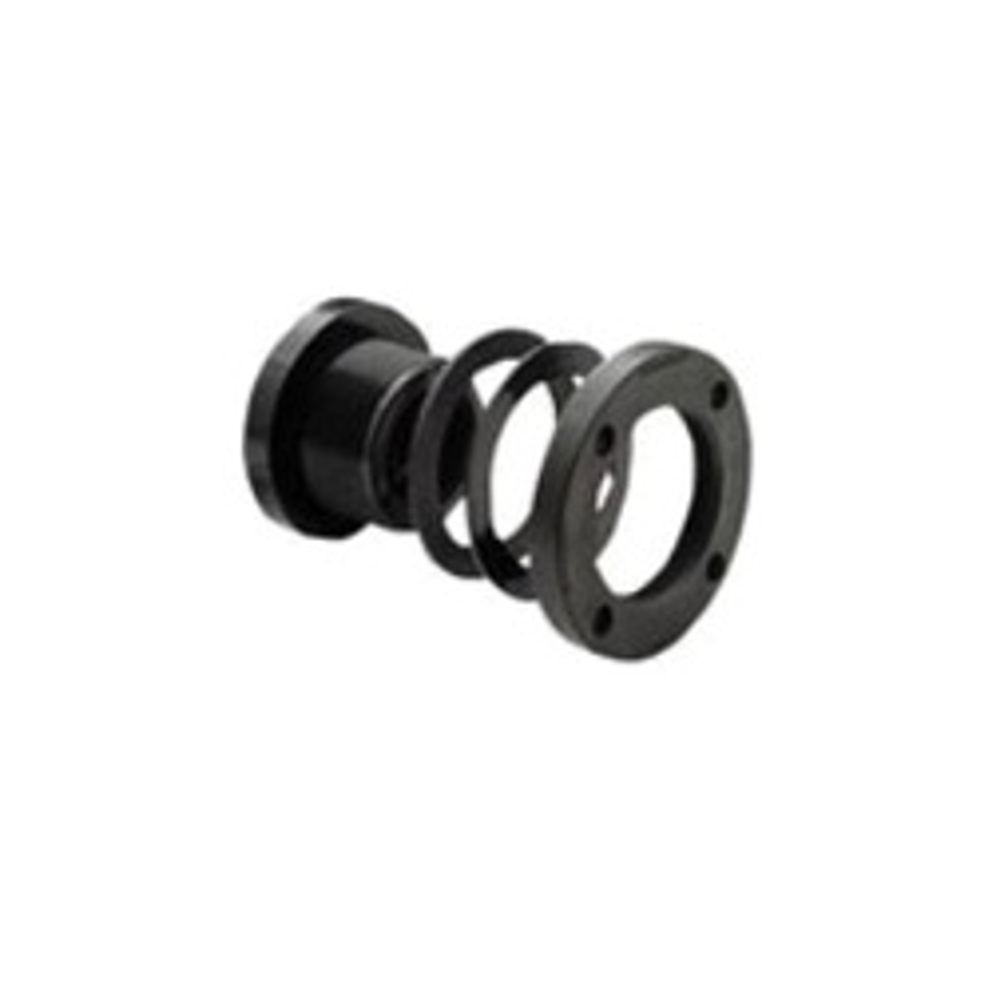 Norwesco 63683 Double Threaded Bulkhead Fitting with EPDM Gasket, 2 in, FNPT, Polypropylene available at Hep Sales & North Main Lumber image number 1