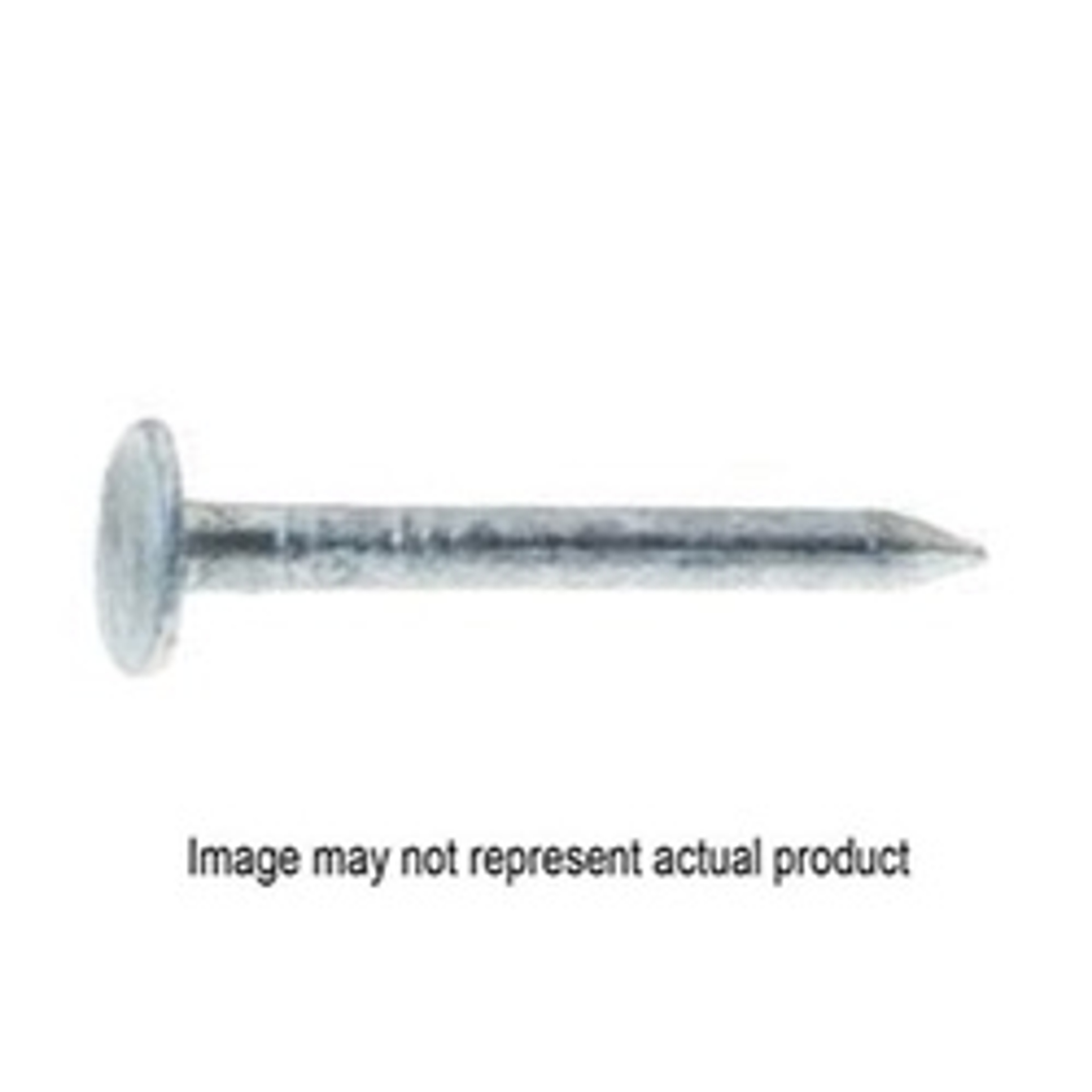 Grip-Rite 112EGRFG10BK Roofing Nail, 1-1/2 in L, Round Head, 11 ga Gauge, Steel, Silver available at Hep Sales & North Main Lumber image number 1