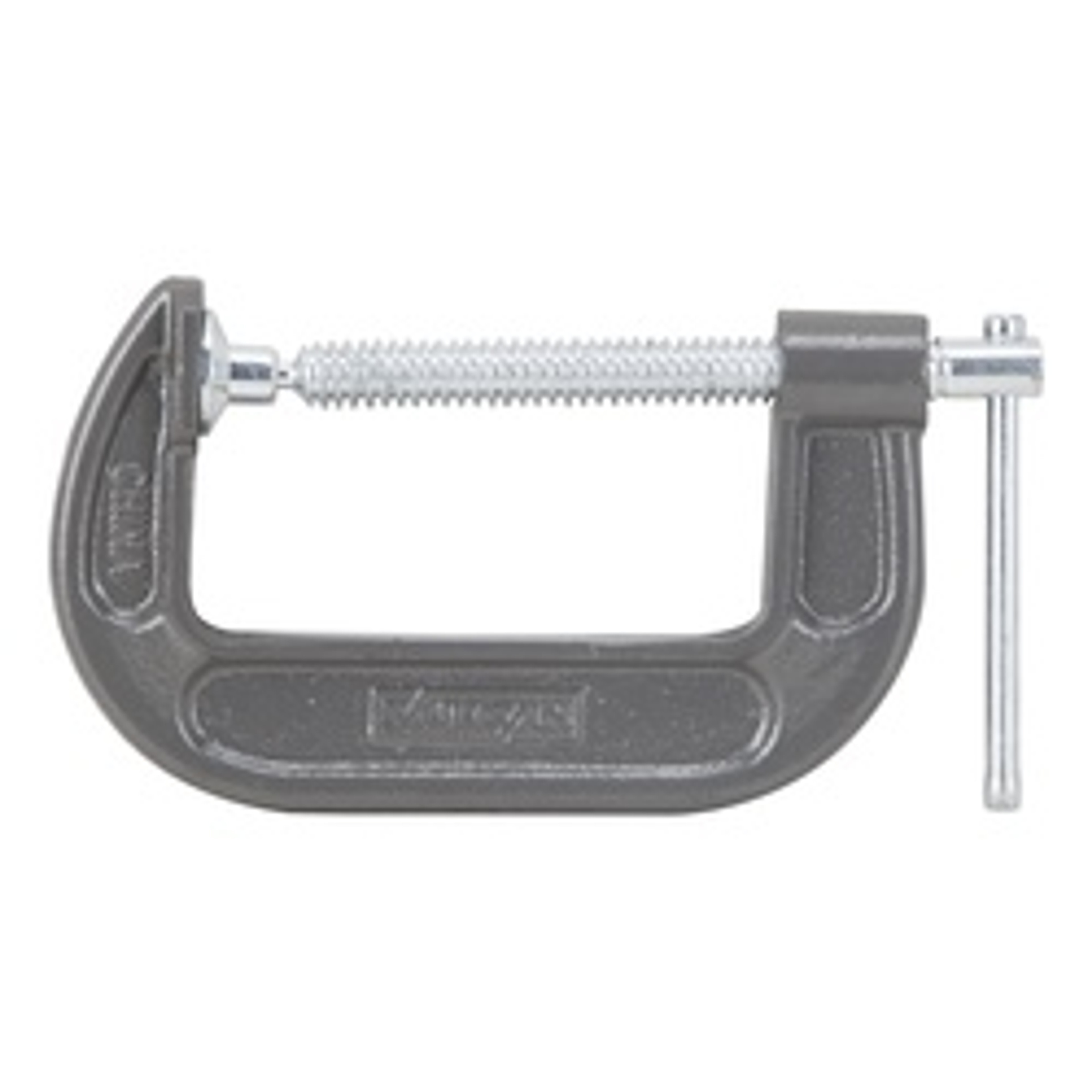 Vulcan JL27363 C-Clamp, 4 in Max Opening Size, 1-3/4 in D Throat, Steel Body, Gray Body available at Hep Sales & North Main Lumber image number 1
