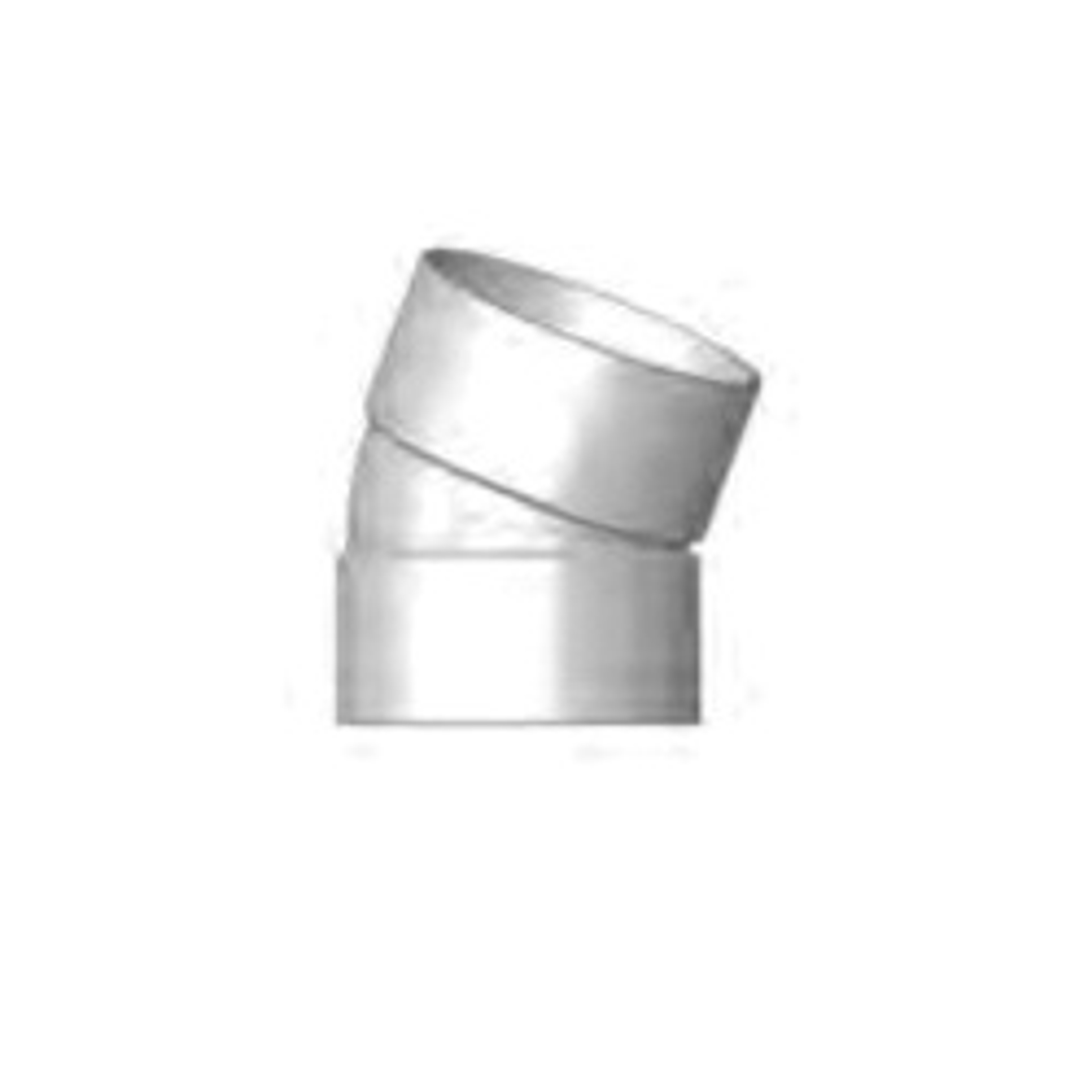 Westlake Pipe & Fittings P P1704 1/16 Bend Elbow, 4 in, Hub, 22.5 deg Angle, PVC, SDR 35 available at Hep Sales & North Main Lumber image number 1