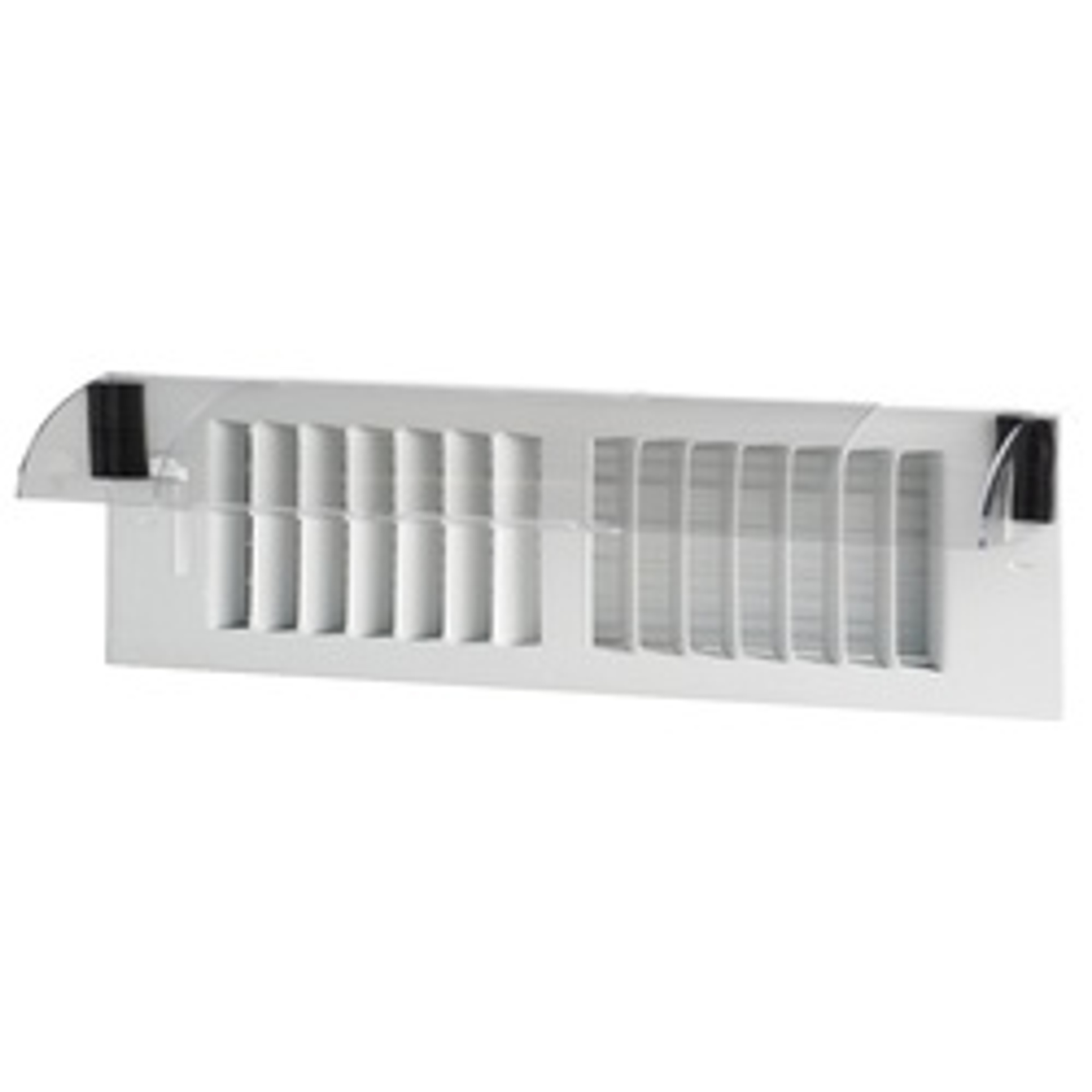 Frost King HD5 Heat and Air Deflector, 10 to 14 in L, 9-3/8 in W, Plastic, Clear available at Hep Sales & North Main Lumber image number 1