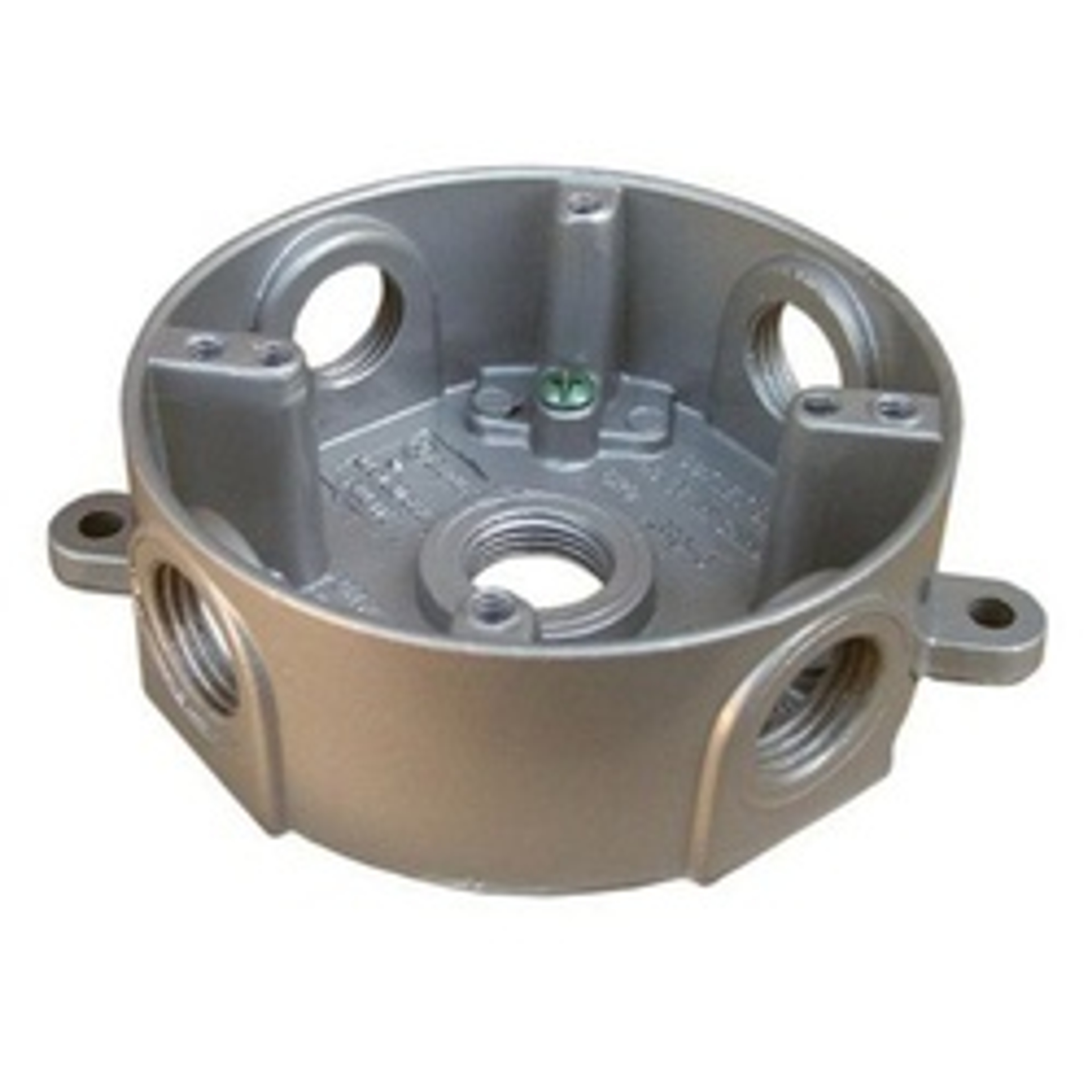 Morris Products Inc 36610 Weatherproof Box, 4 in W, 1-1/2 in D, Aluminum, Gray, Powder-Coated, 1/PK available at Hep Sales & North Main Lumber image number 1