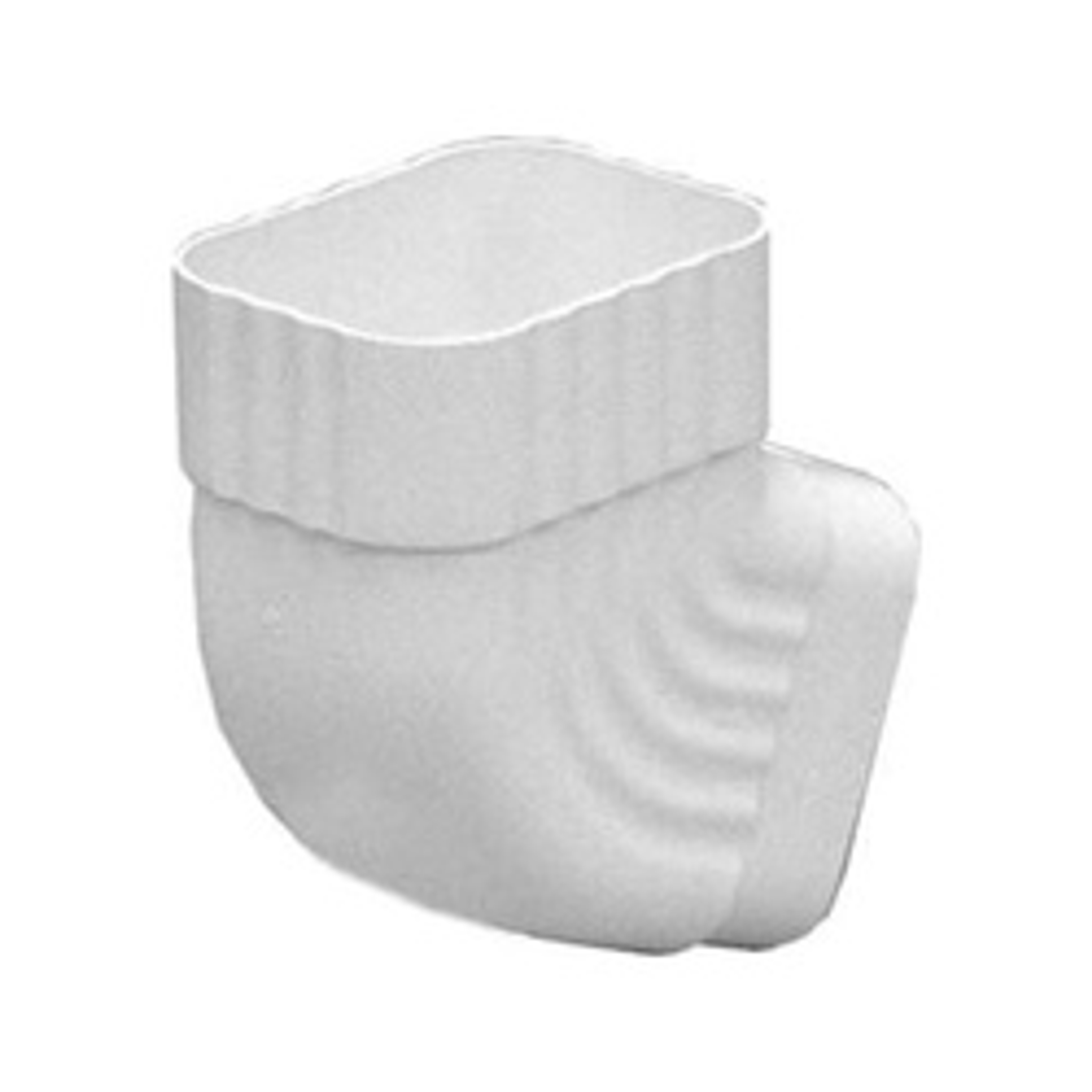Amerimax M1628 Elbow, 5 in Gutter, Vinyl, Brown available at Hep Sales & North Main Lumber image number 1