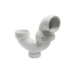 Canplas 193231A P-Trap, 1-1/2 in, Hub, PVC, White. Available for