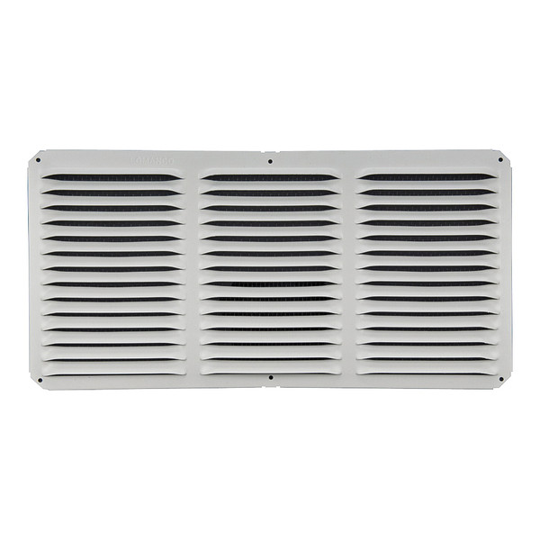 Lomanco LomanCool C816W Cornice Vent, 8 in L, 16 in W, 65 sq-ft