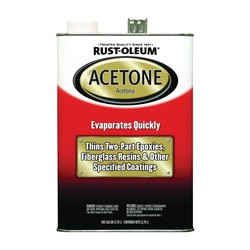 Rust-Oleum 248668 Acetone Thinner, Liquid, Solvent, Clear, 1 gal