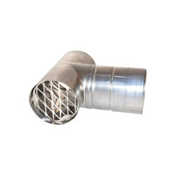 Z-Flex 2SVSTTF04 Single Wall Horizontal Termination Tee, 4 in