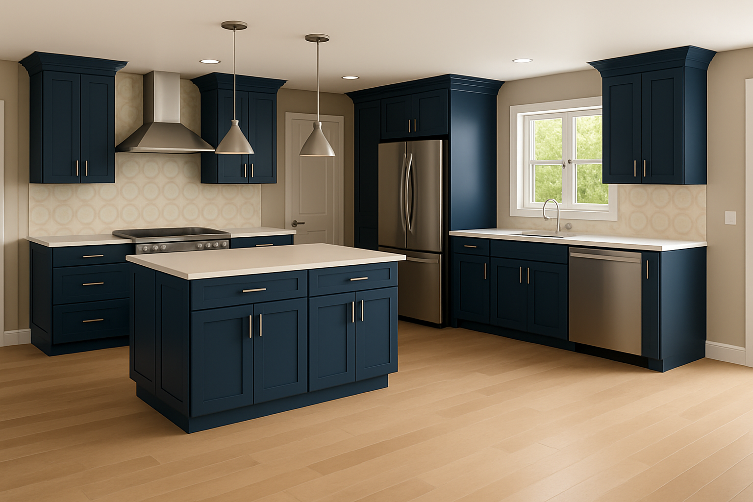3D Kitchen Rendering