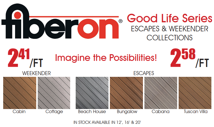 fiberon decking collections