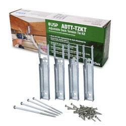 MiTek ADTT-TZKT Deck Tension Tie Kit, Steel