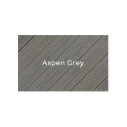 Sylvanix Elite Series ELITEAGLG16GV Grooved Edge Decking Board, 16 ft L, Aspen Gray