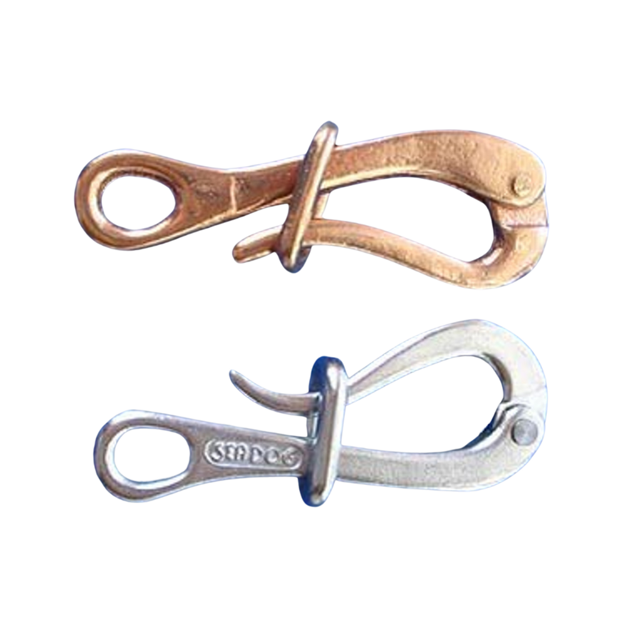 Seadog Bronze and Stainless Pelican Hooks - Duckworks Boat