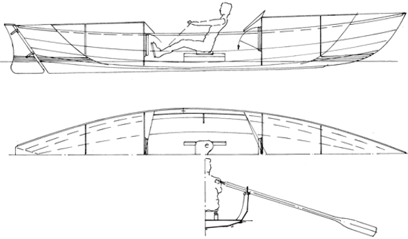 Hawke Bay 20' Rowing Skiff Plans